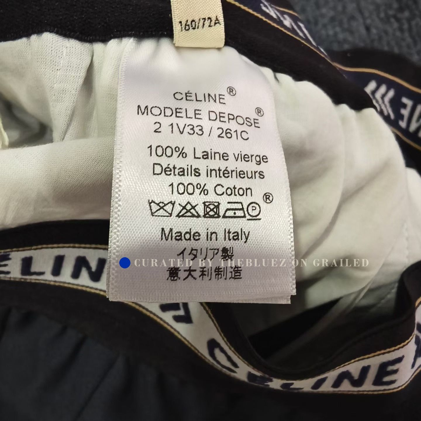 Celine Celine Logo Wool Casual Pants Size 38" / US 16 / IT 52 - 5 Thumbnail
