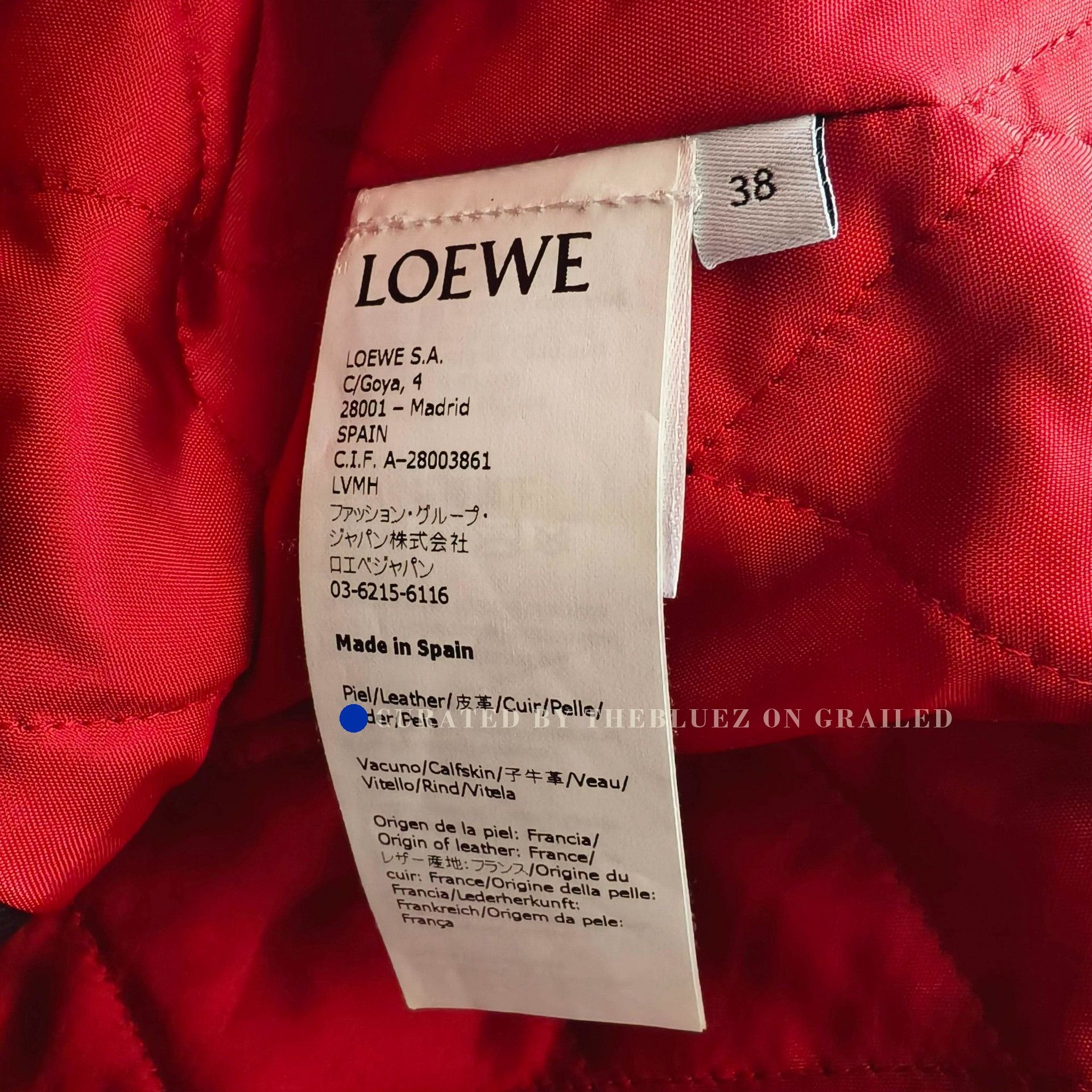 Loewe Loewe Black Metal Logo Biker Leather Jacket Size S / US 4 / IT 40 - 5 Thumbnail
