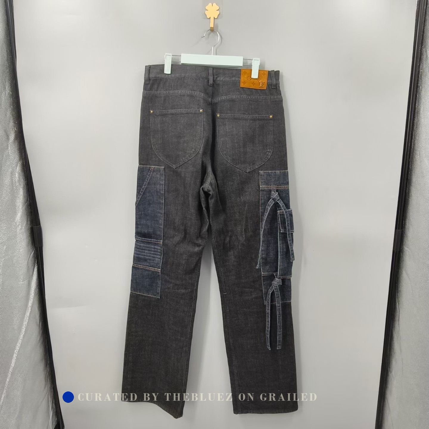 Louis Vuitton Louis Vuitton Butterfly Strap Denim Pants Size 32" / US 10 / IT 46 - 2 Thumbnail