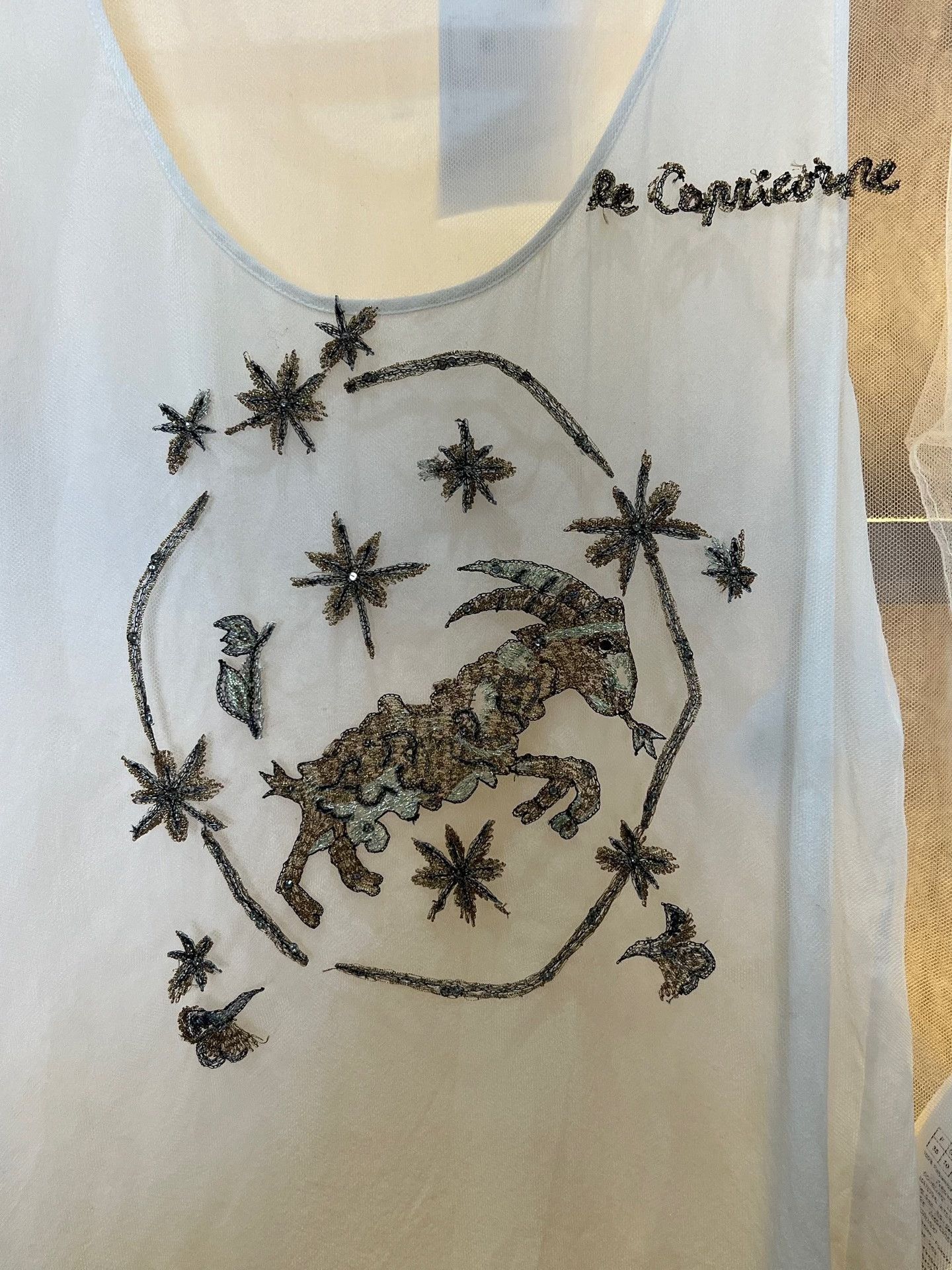 Dior Dior Constellation Embroidery Sheer Two-Piece Size S / US 4 / IT 40 - 3 Thumbnail