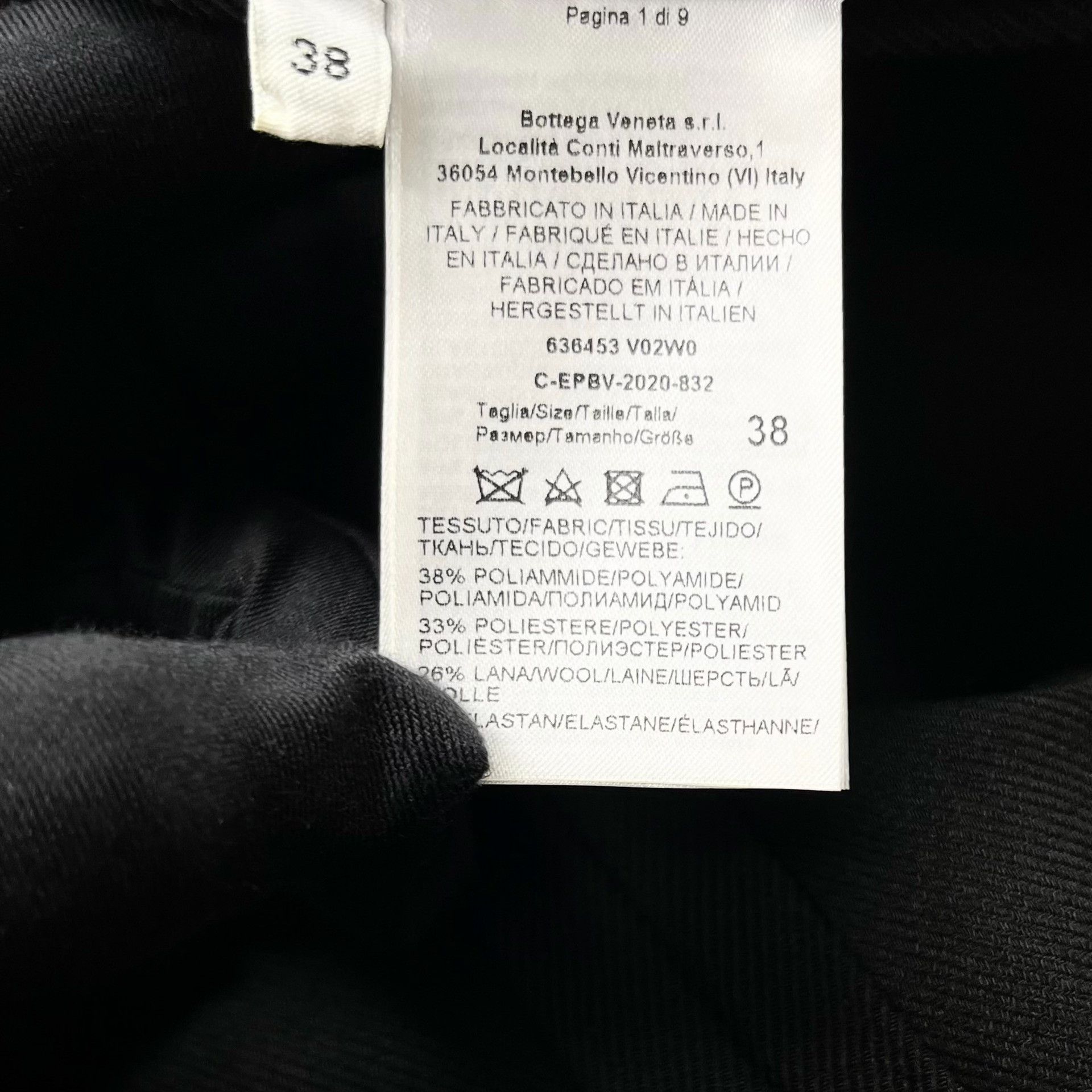Bottega Veneta Bottega Veneta Black Wool Single-Breasted Blazer Size S / US 4 / IT 40 - 4 Thumbnail