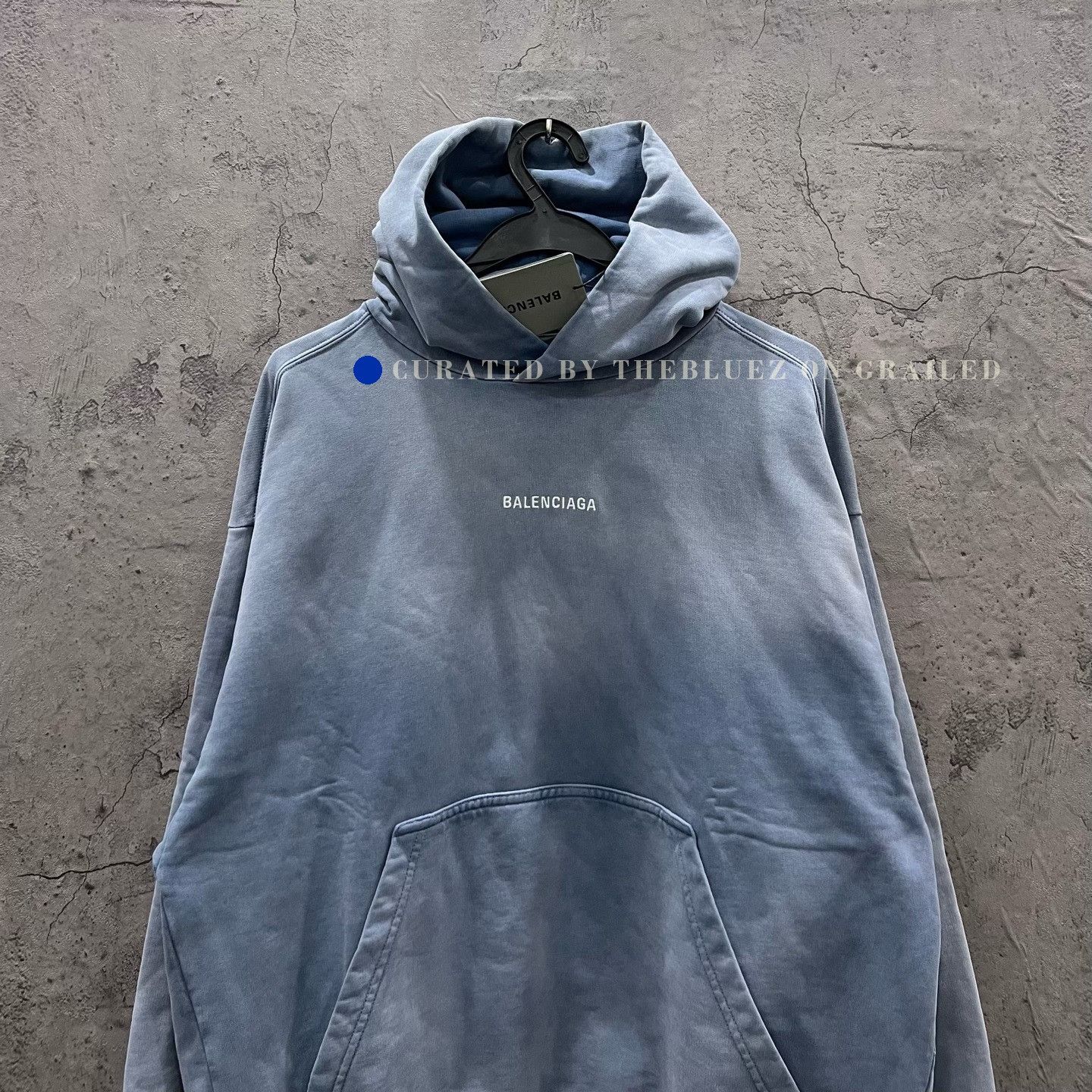 Balenciaga Balenciaga Embroidered Letter Hoodie Size M / US 6-8 / IT 42-44 - 2 Thumbnail