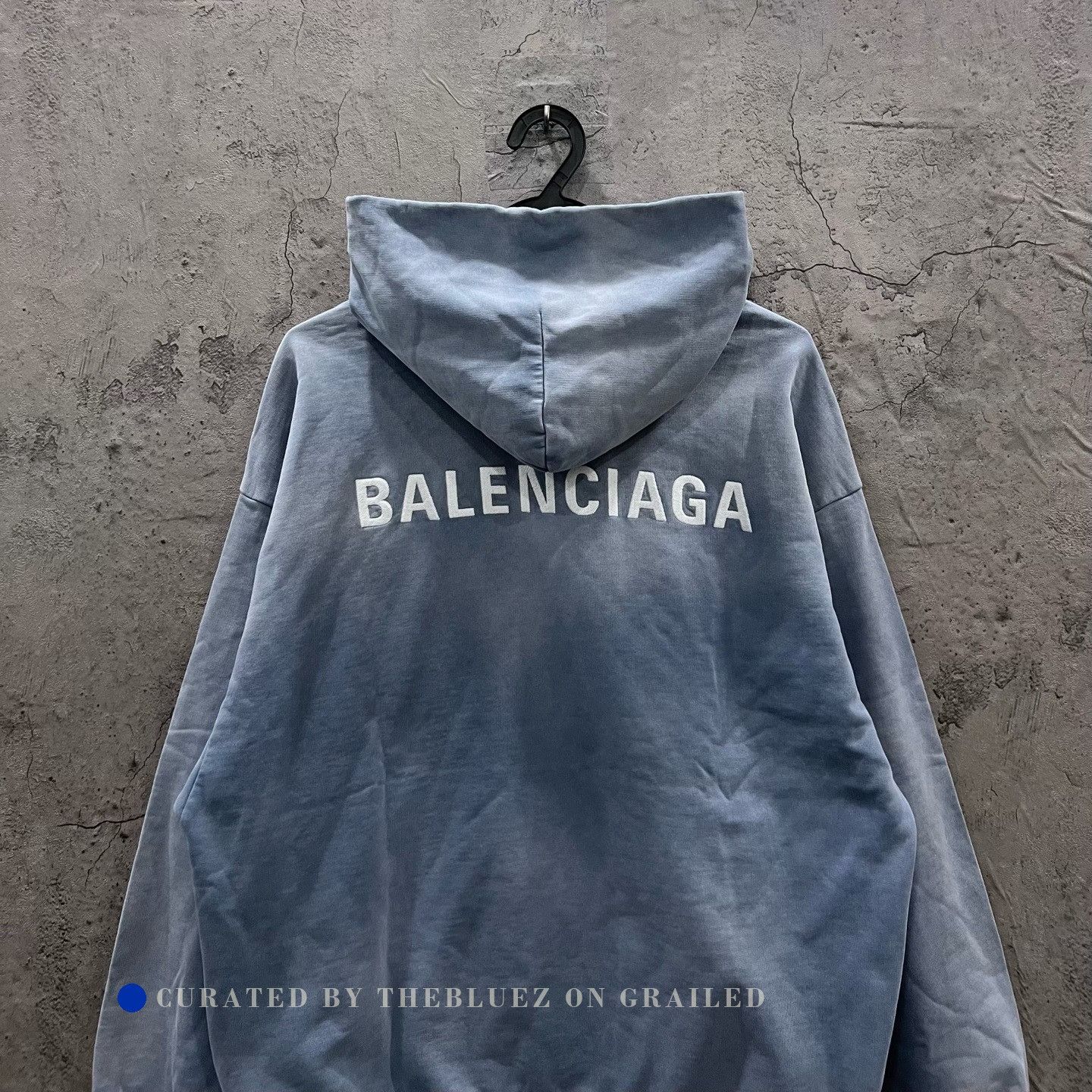 Balenciaga Balenciaga Embroidered Letter Hoodie Size M / US 6-8 / IT 42-44 - 6 Thumbnail