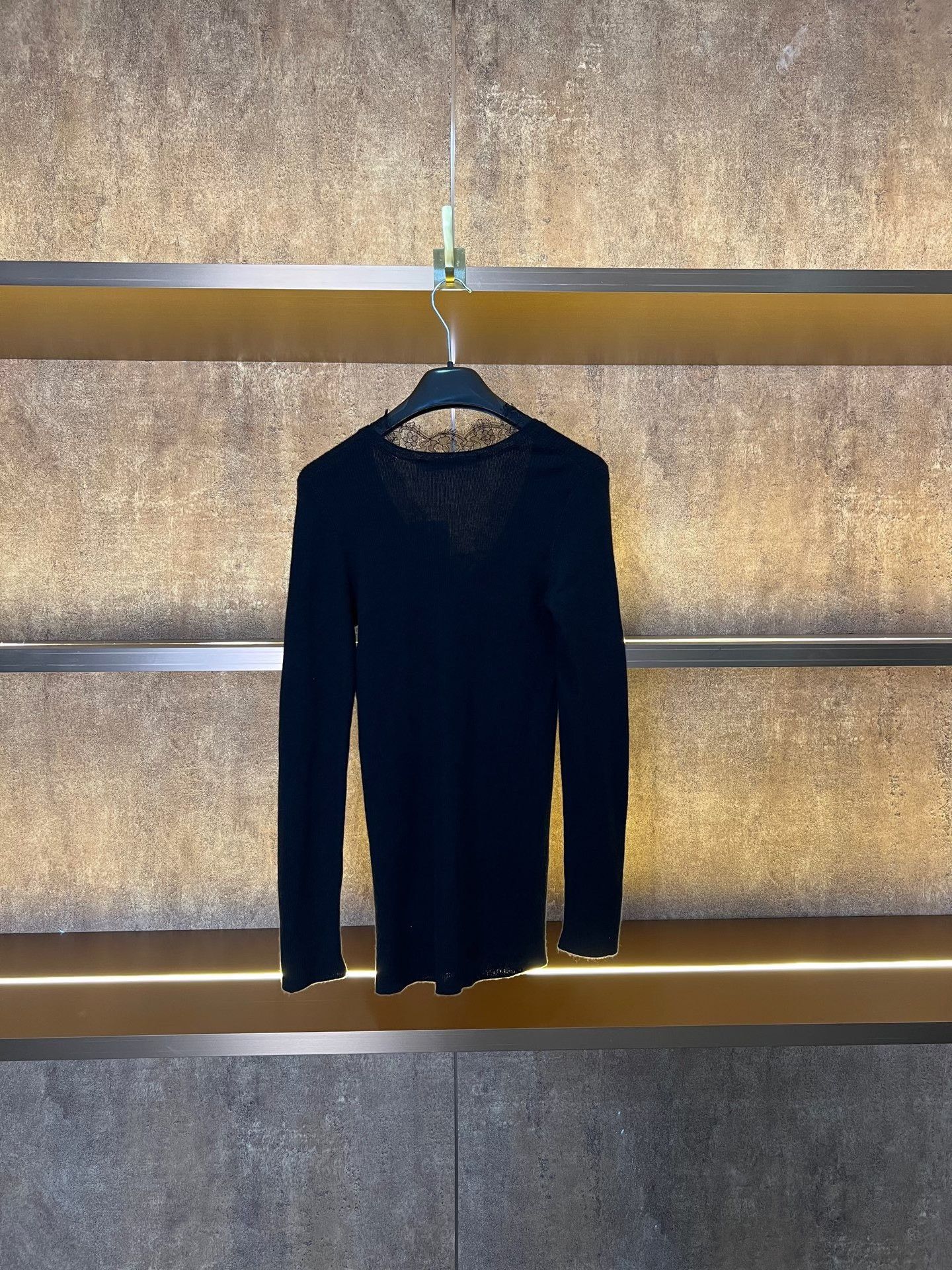 Dior Dior Collar Lace Cashmere Sweater Size S / US 4 / IT 40 - 2 Thumbnail