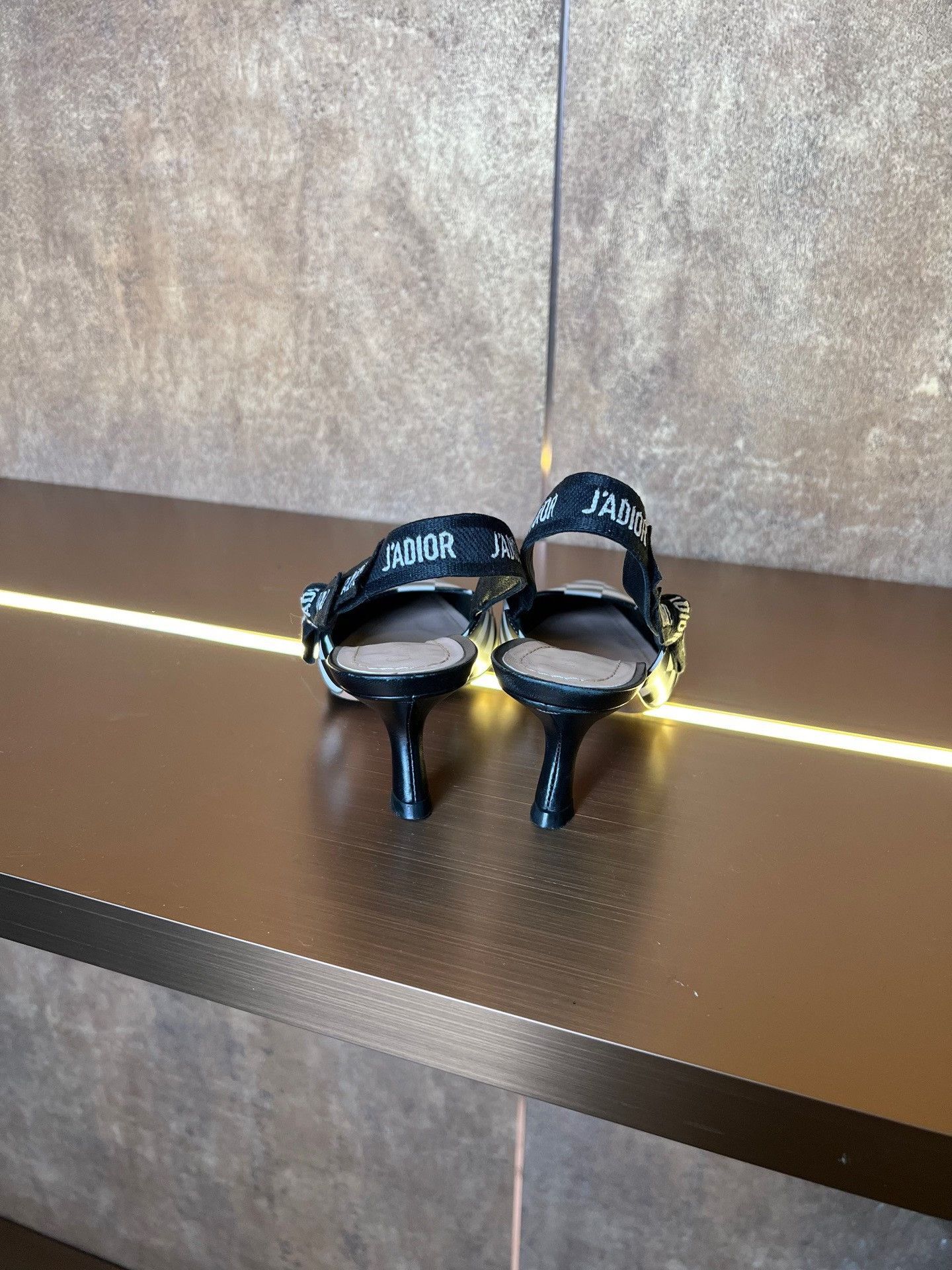 Dior Dior Checkered Kitten Heel Heels Size US 4.5 / IT 34.5 - 6 Thumbnail
