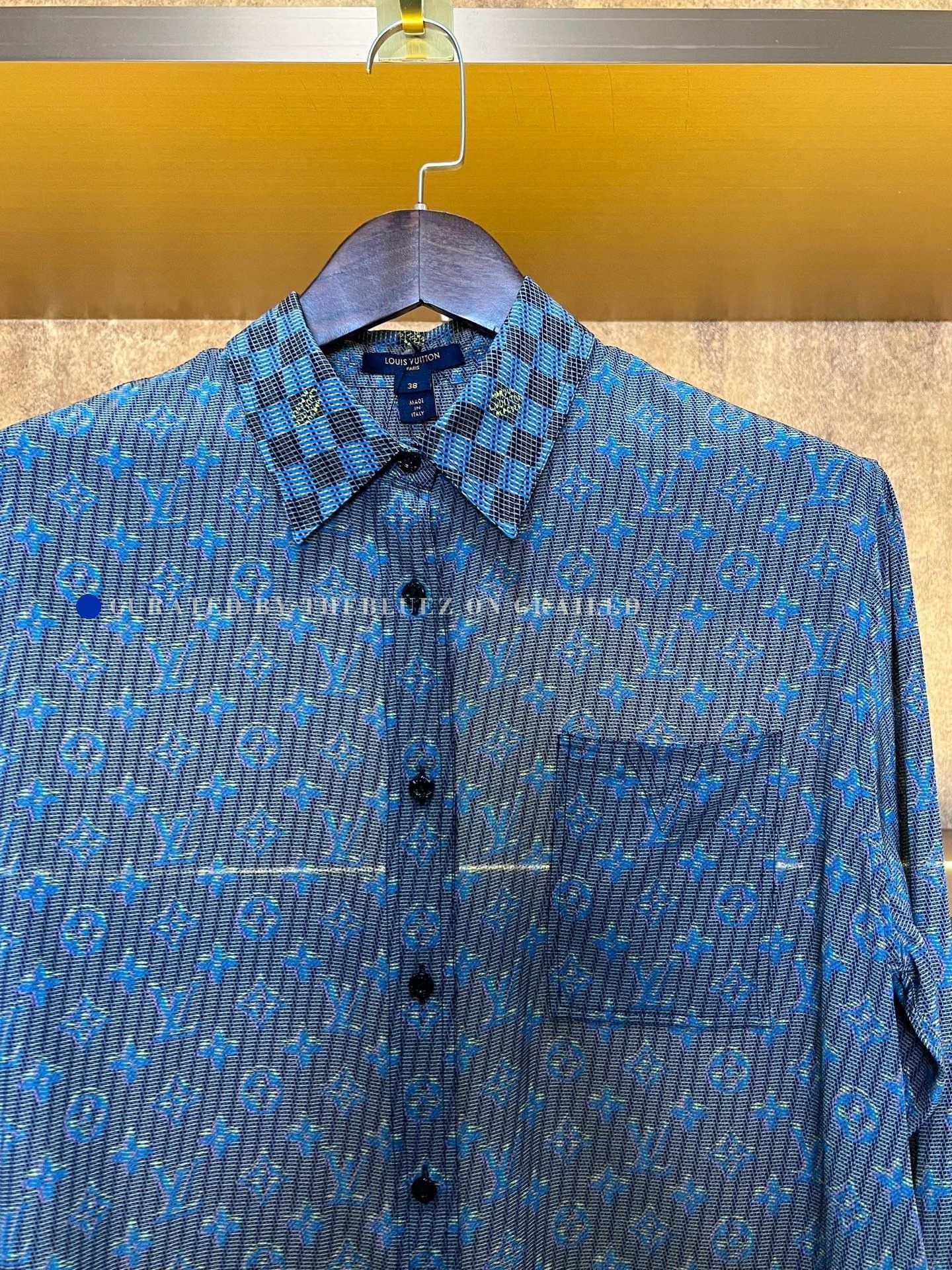 Louis Vuitton Louis Vuitton Monogram Silk Shirt Size S / US 4 / IT 40 - 3 Thumbnail