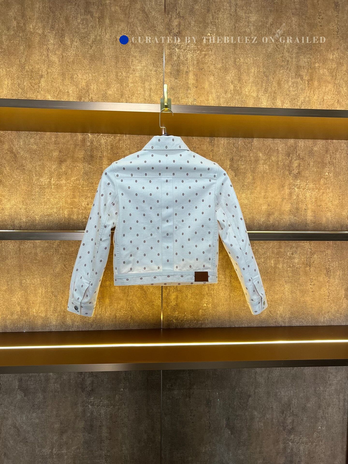 Hermes Hermes Pig Nose Print Denim Jacket Size XXS / US 00 / IT 34 - 2 Thumbnail