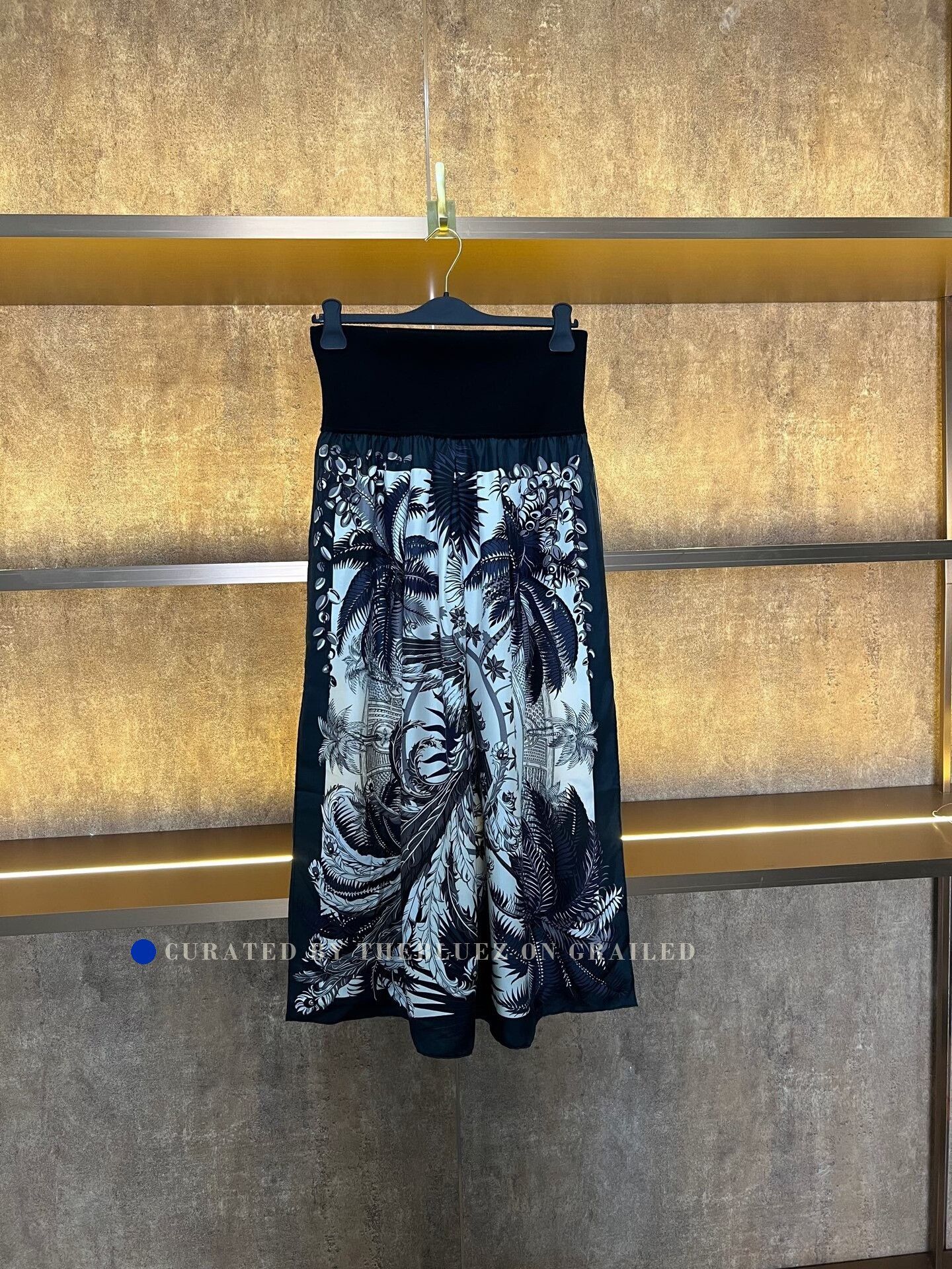 Hermes Hermes Silk Paneled Skirt Size 38" / US 16 / IT 52 - 2 Thumbnail