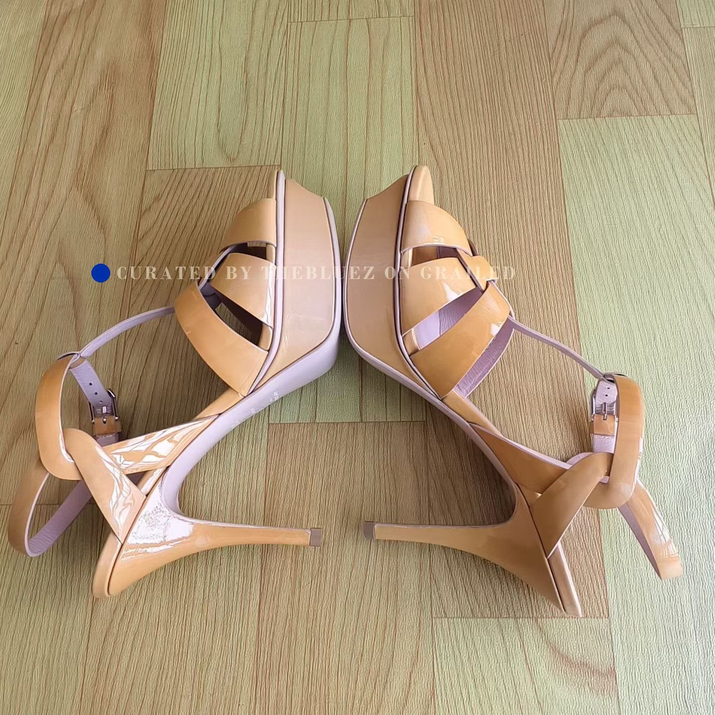 Saint Laurent Paris Saint Laurent Beige High Heels Size US 6.5 / IT 36.5 - 3 Thumbnail
