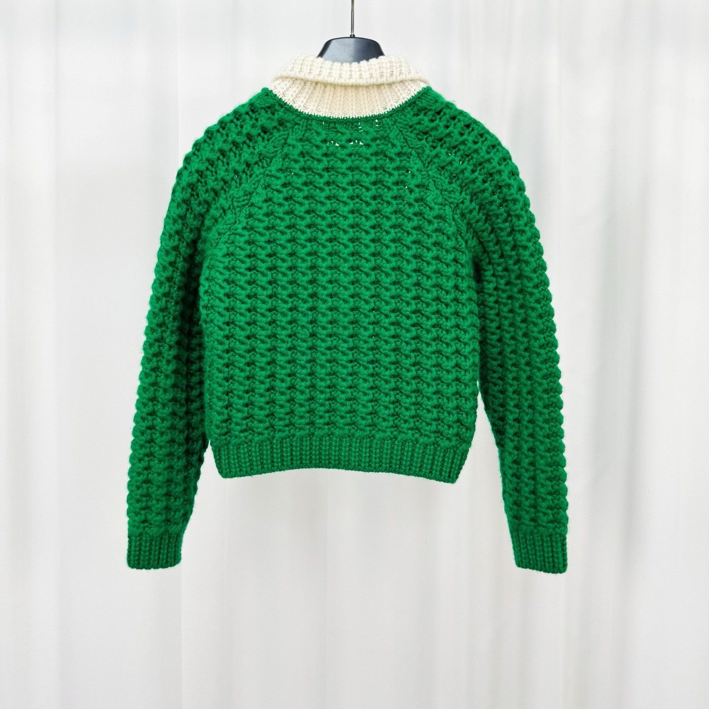 Miu Miu Miu Miu Green Cashmere Knit Cardigan Size XS / US 0-2 / IT 36-38 - 2 Thumbnail
