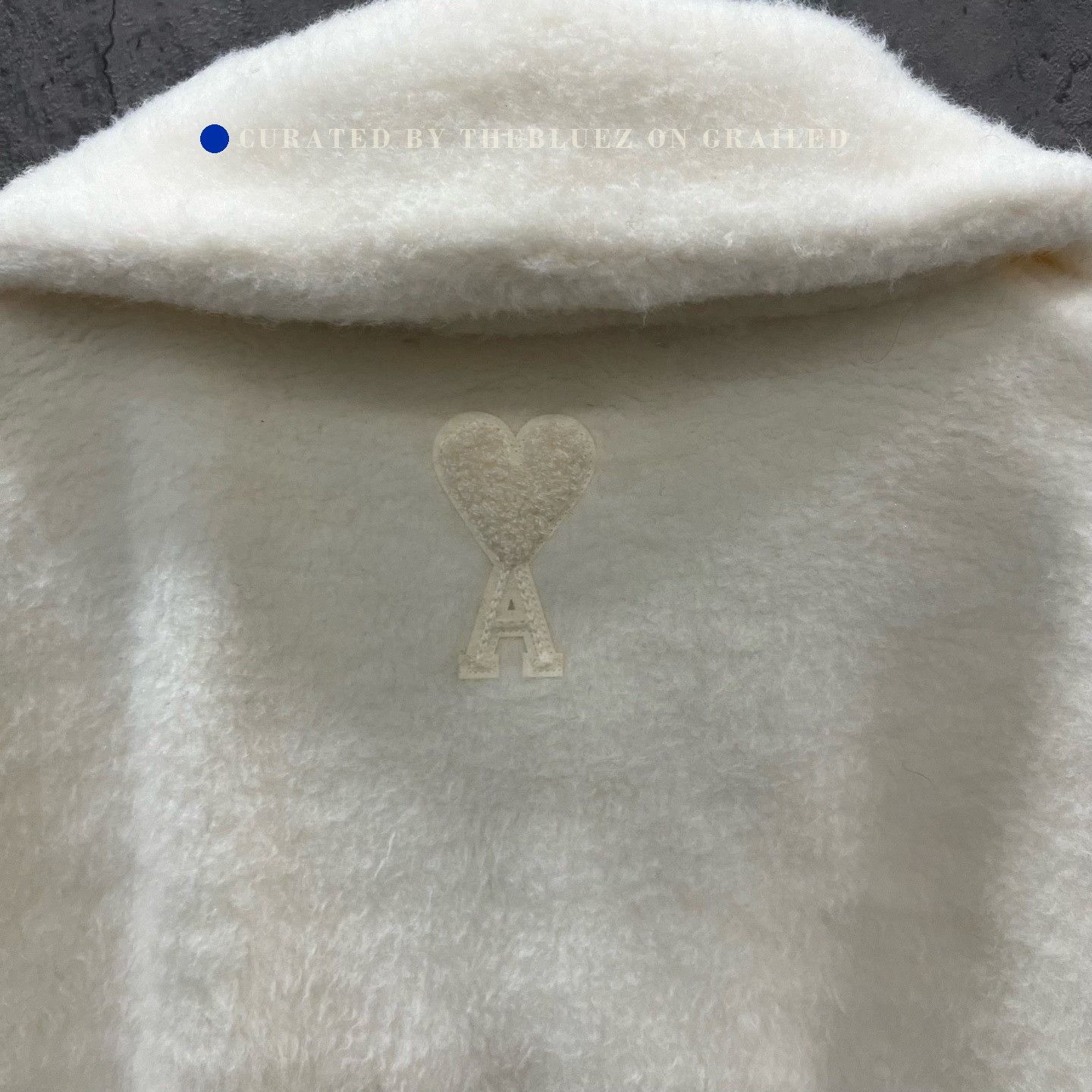 AMI Ami Paris Half-Zip Fleece Sweatshirt Size M / US 6-8 / IT 42-44 - 3 Thumbnail