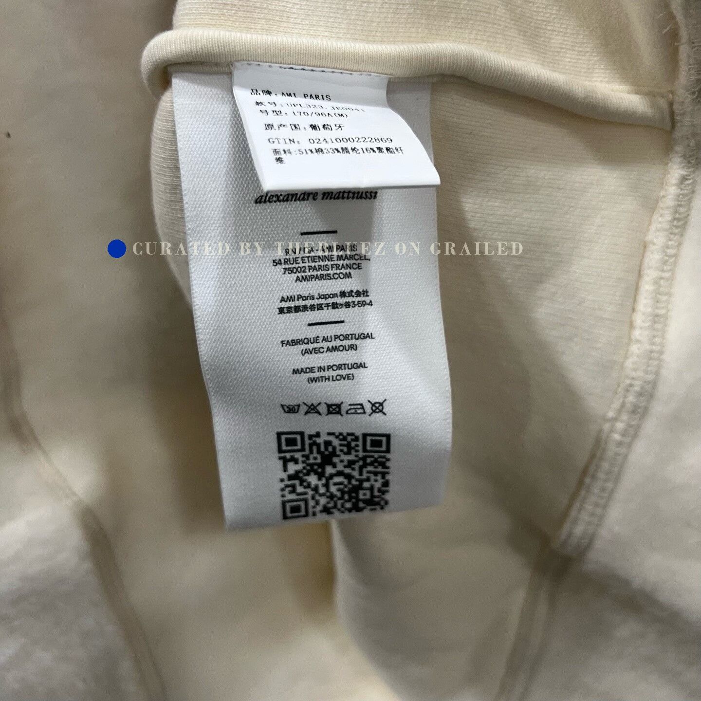 AMI Ami Paris Half-Zip Fleece Sweatshirt Size M / US 6-8 / IT 42-44 - 6 Thumbnail