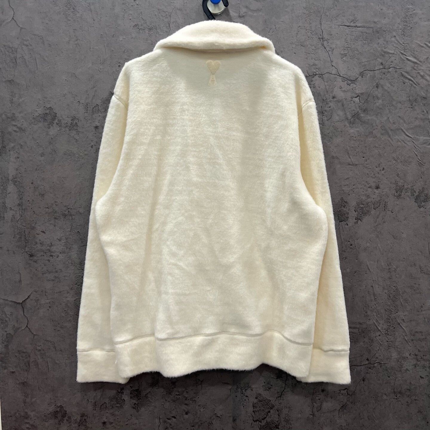 AMI Ami Paris Half-Zip Fleece Sweatshirt Size M / US 6-8 / IT 42-44 - 2 Thumbnail