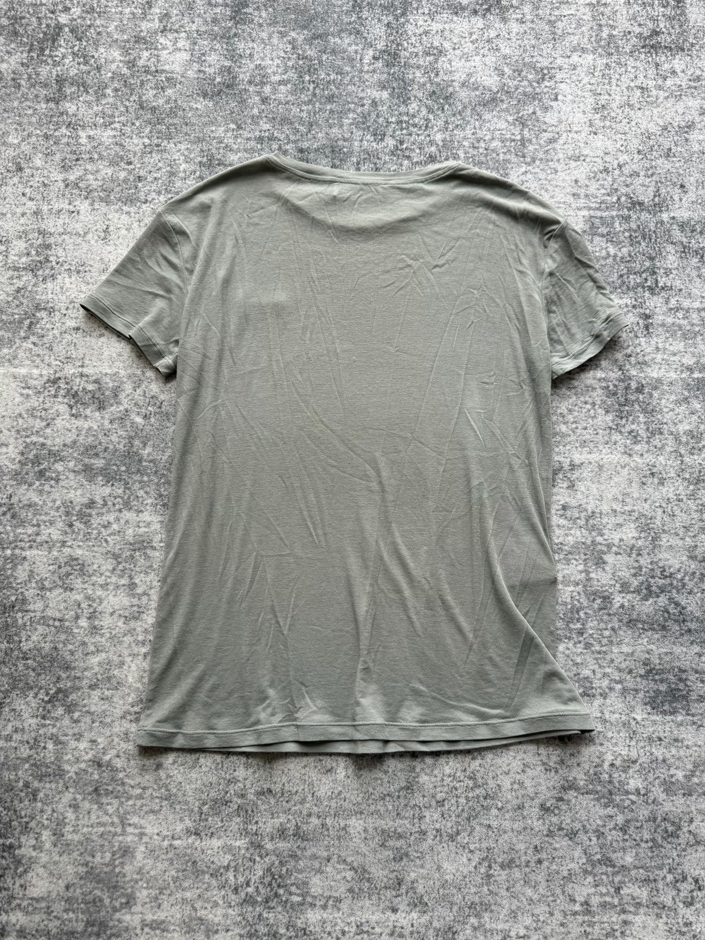 Miu Miu Miu Miu Gray Slogan Short-Sleeve Top Size S / US 4 / IT 40 - 2 Thumbnail