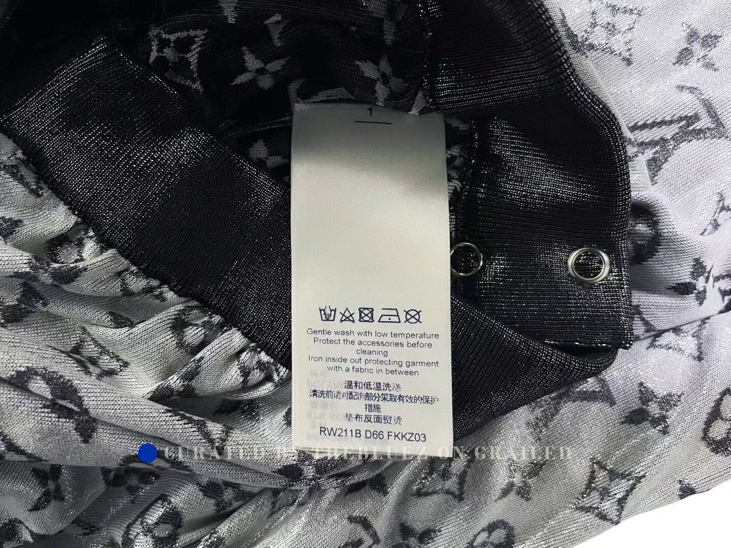 Louis Vuitton Louis Vuitton Monogram Silver Gray Long Dress Size 34" / US 12 / IT 48 - 5 Thumbnail