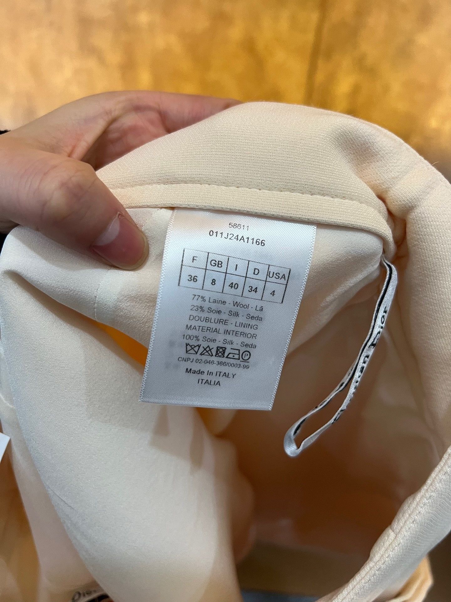 Dior Dior White Wool Shorts Size 36" / US 14 / IT 50 - 3 Thumbnail