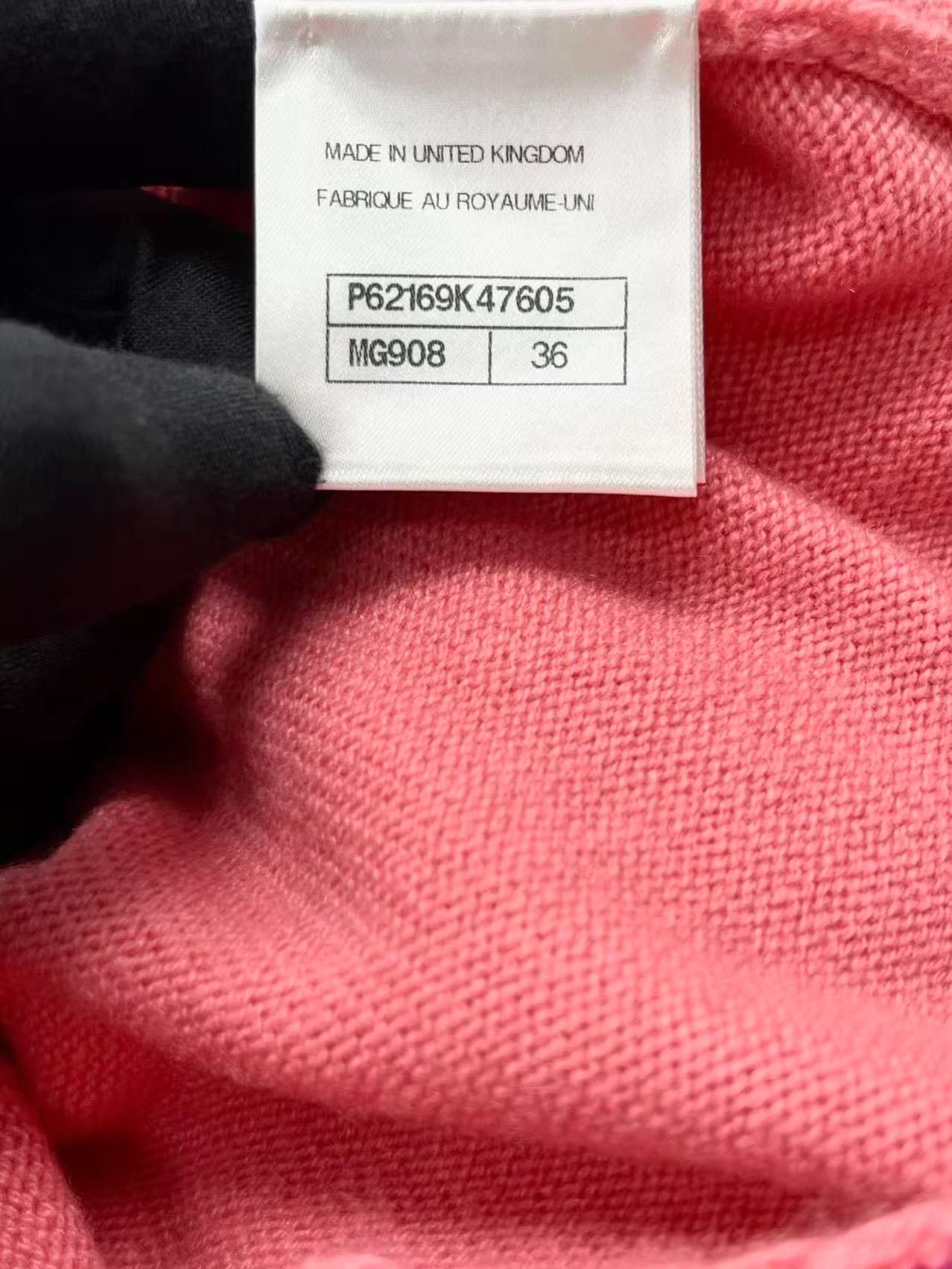 Chanel Chanel Pink Cashmere Cardigan Size XS / US 0-2 / IT 36-38 - 5 Thumbnail