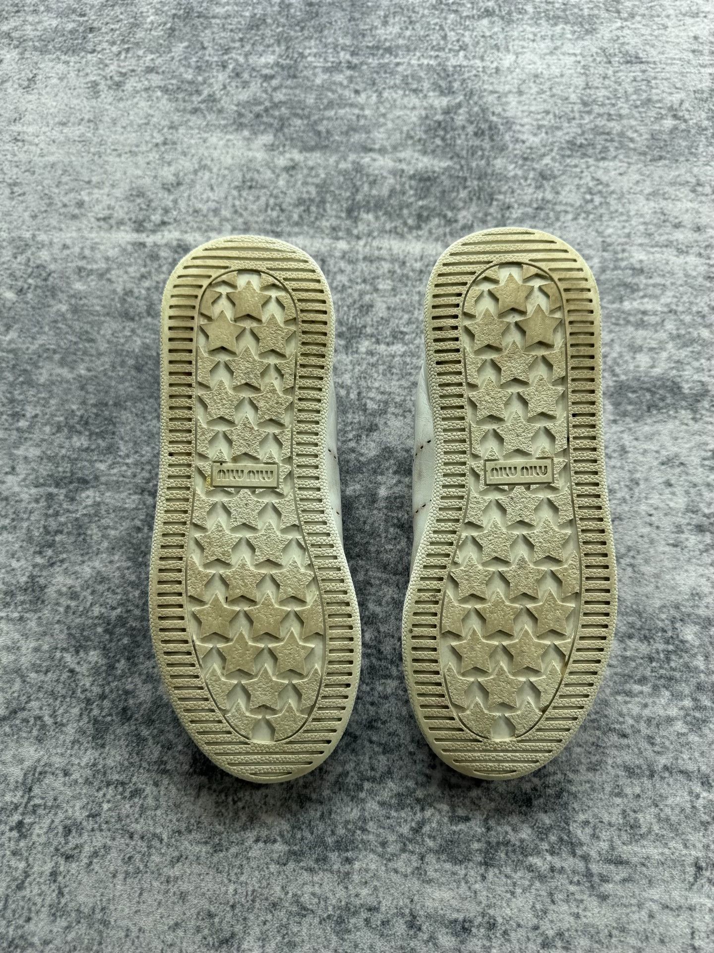 Miu Miu Miu Miu Distressed Sneakers Size US 7 / IT 37 - 6 Thumbnail