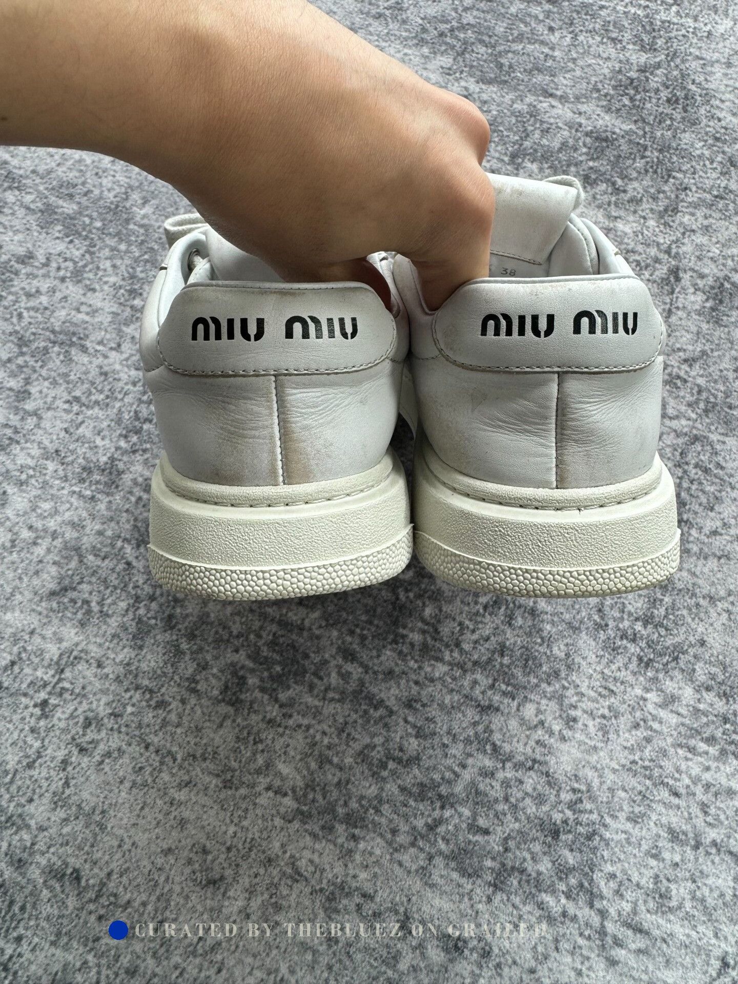 Miu Miu Miu Miu Distressed Sneakers Size US 7 / IT 37 - 5 Thumbnail