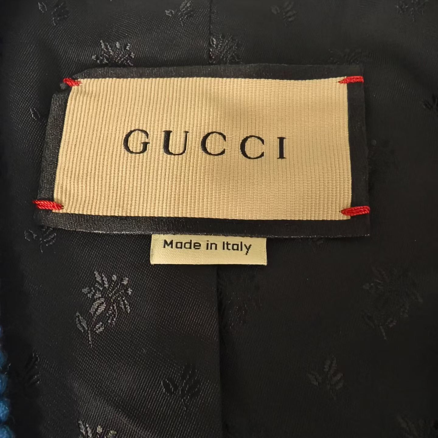 Gucci Gucci Blue White Houndstooth Tweed Jacket Size XS / US 0-2 / IT 36-38 - 3 Thumbnail