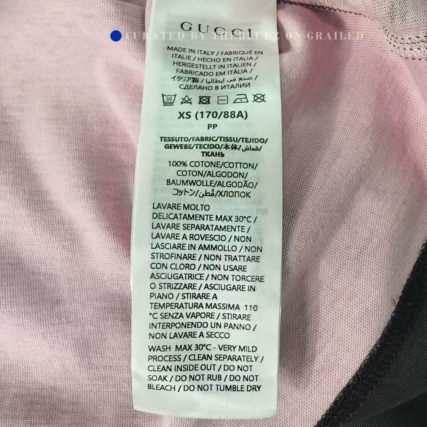 Gucci Gucci New Pink Letter Round Neck Tee Size XS / US 0-2 / IT 36-38 - 4 Thumbnail