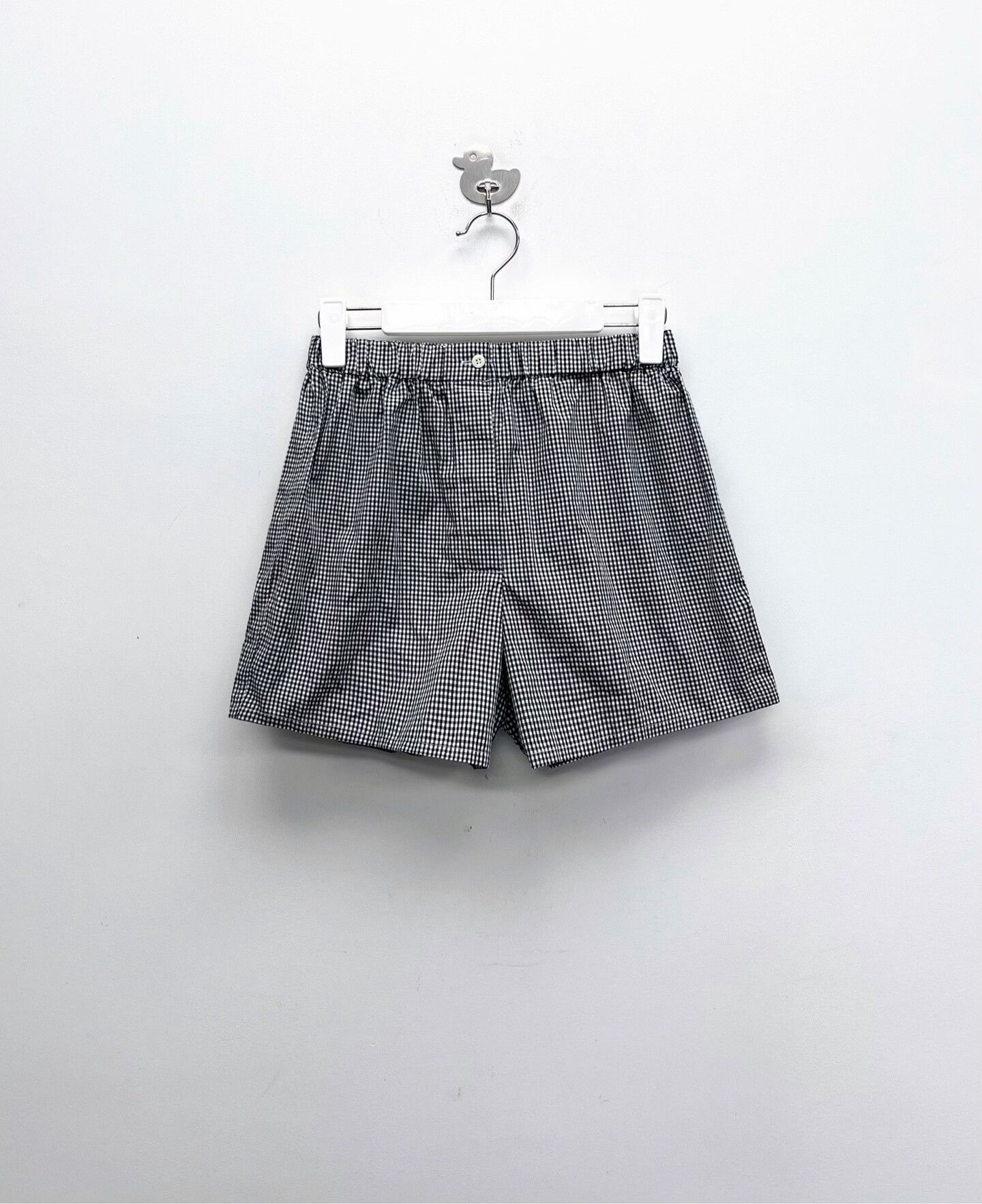 Prada Prada SS22 Black White Houndstooth Shorts Size 38" / US 16 / IT 52 - 2 Thumbnail
