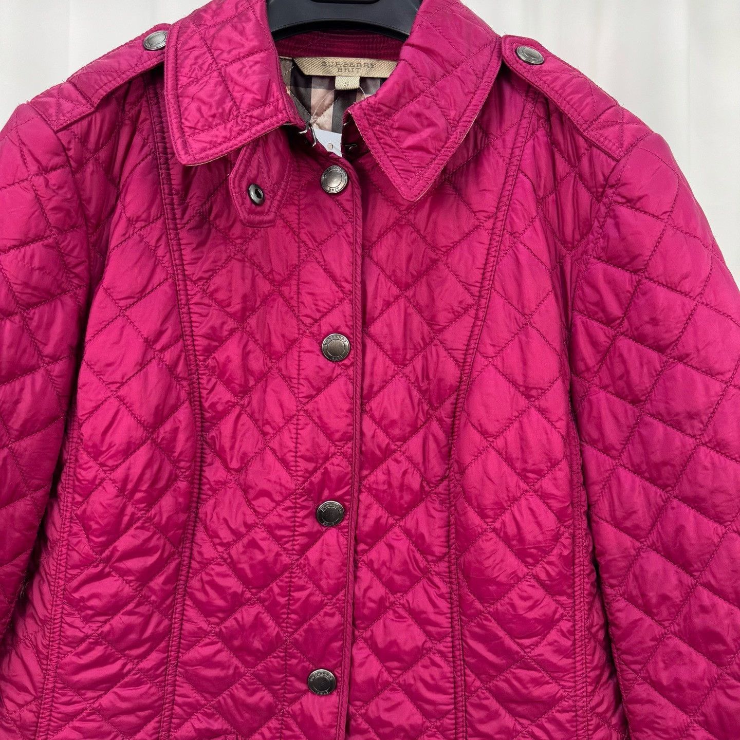 Burberry Burberry Check Quilted Cotton Jacket Size S / US 4 / IT 40 - 3 Thumbnail