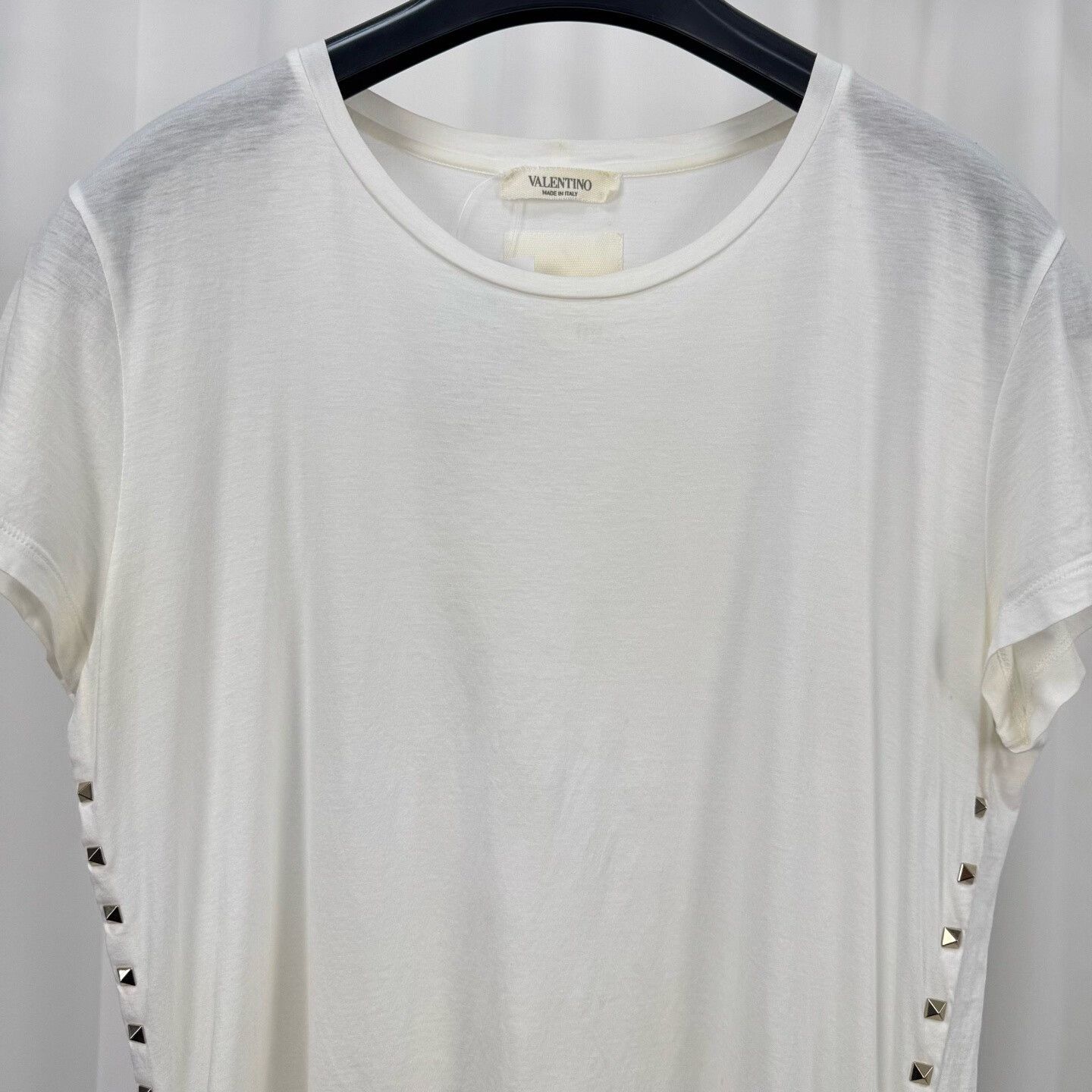 Valentino Valentino Studded Short-Sleeve Top Size L / US 10 / IT 46 - 3 Thumbnail