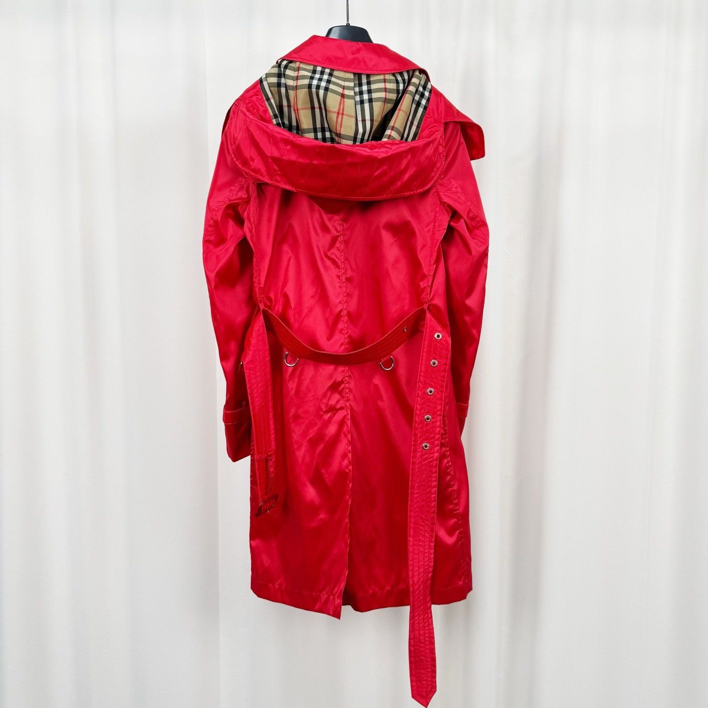 Burberry Burberry Double-Breasted Check Trench Coat Size XXS / US 00 / IT 34 - 2 Thumbnail