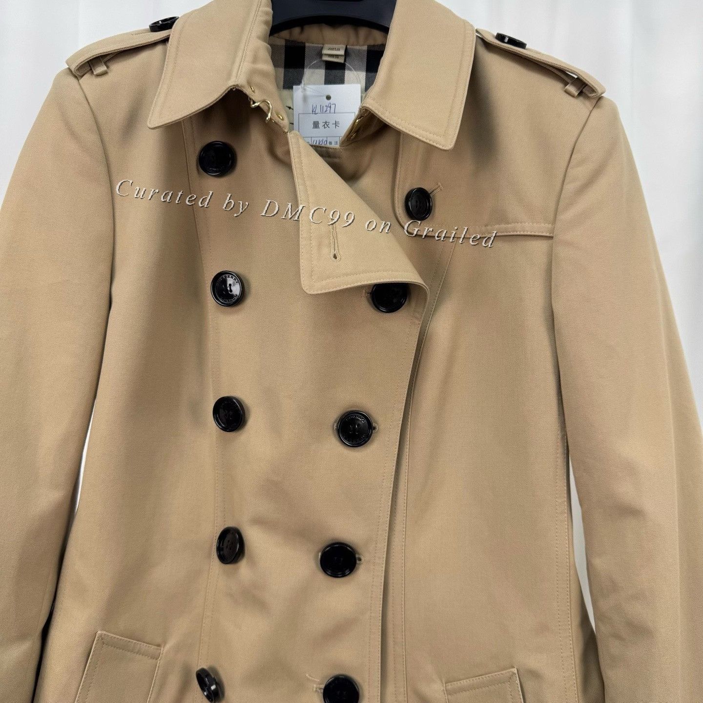 Burberry Burberry Double-Breasted Check Trench Coat Size S / US 4 / IT 40 - 3 Thumbnail