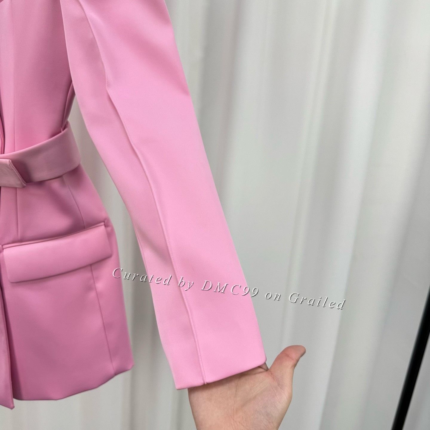 Alexander Wang Alexander Wang Satin Cinched Waist Blazer Size XS / US 0-2 / IT 36-38 - 4 Thumbnail