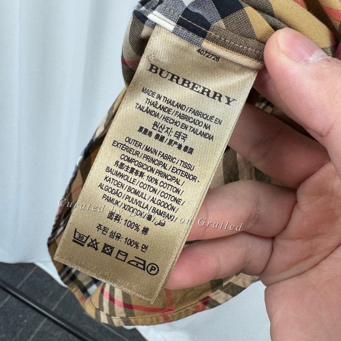 Burberry Burberry Classic Check Shirt Dress Size XXS / US 00 / IT 34 - 6 Thumbnail