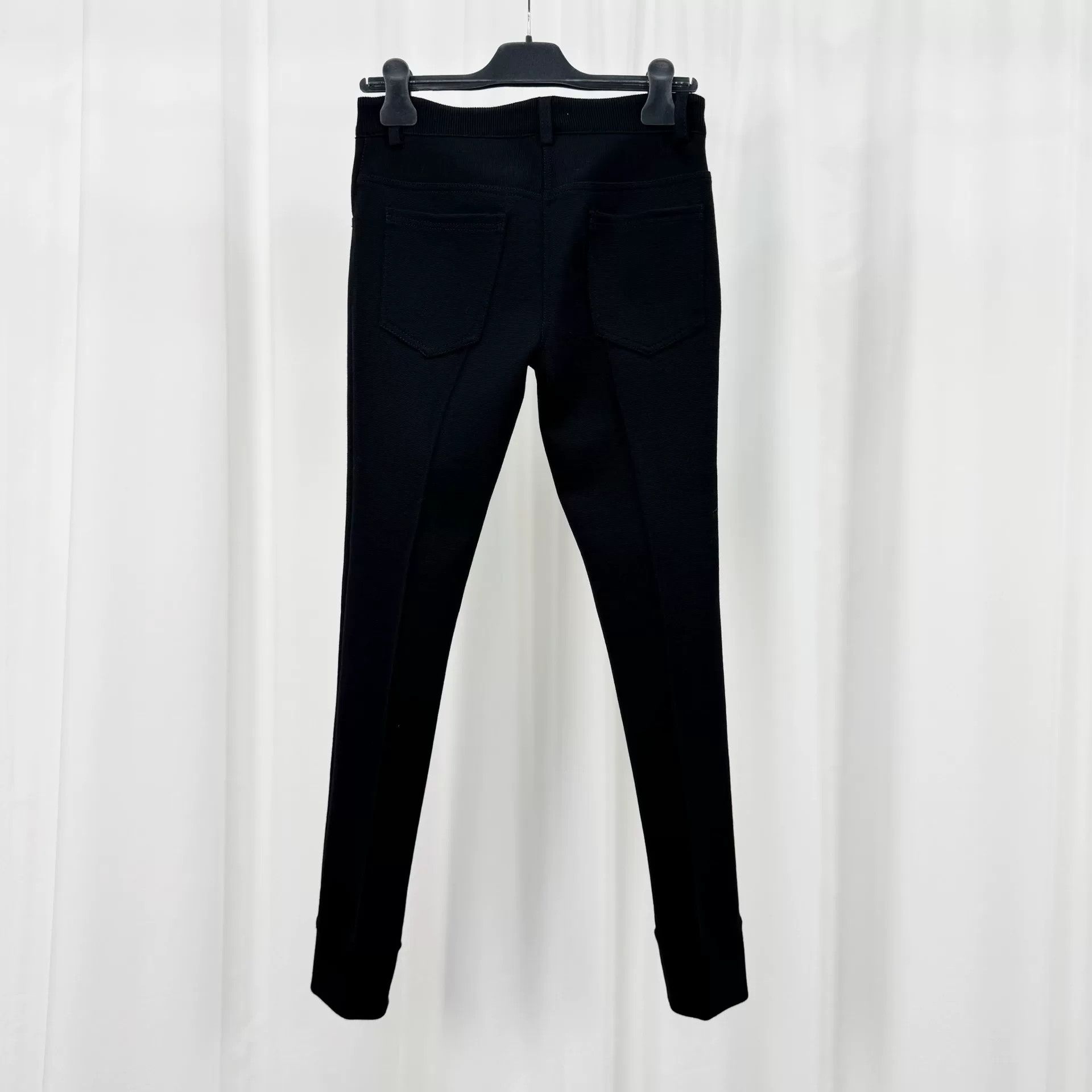 Dolce & Gabbana Dolce&Gabbana Black Wool Knit Casual Pants Size 40" / US 18 - 2 Thumbnail