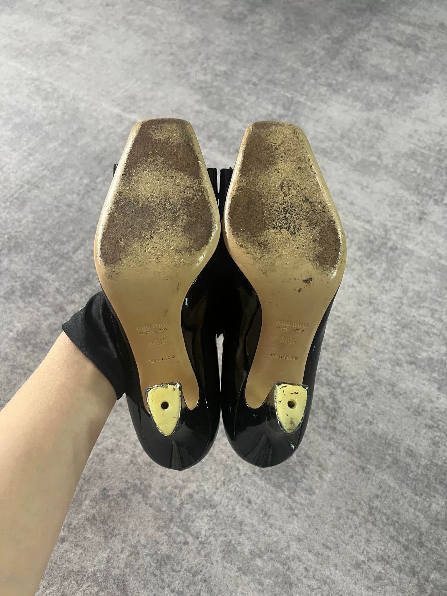 Miu Miu Miu Miu Bow High Heels Size US 7.5 / IT 37.5 - 8 Thumbnail