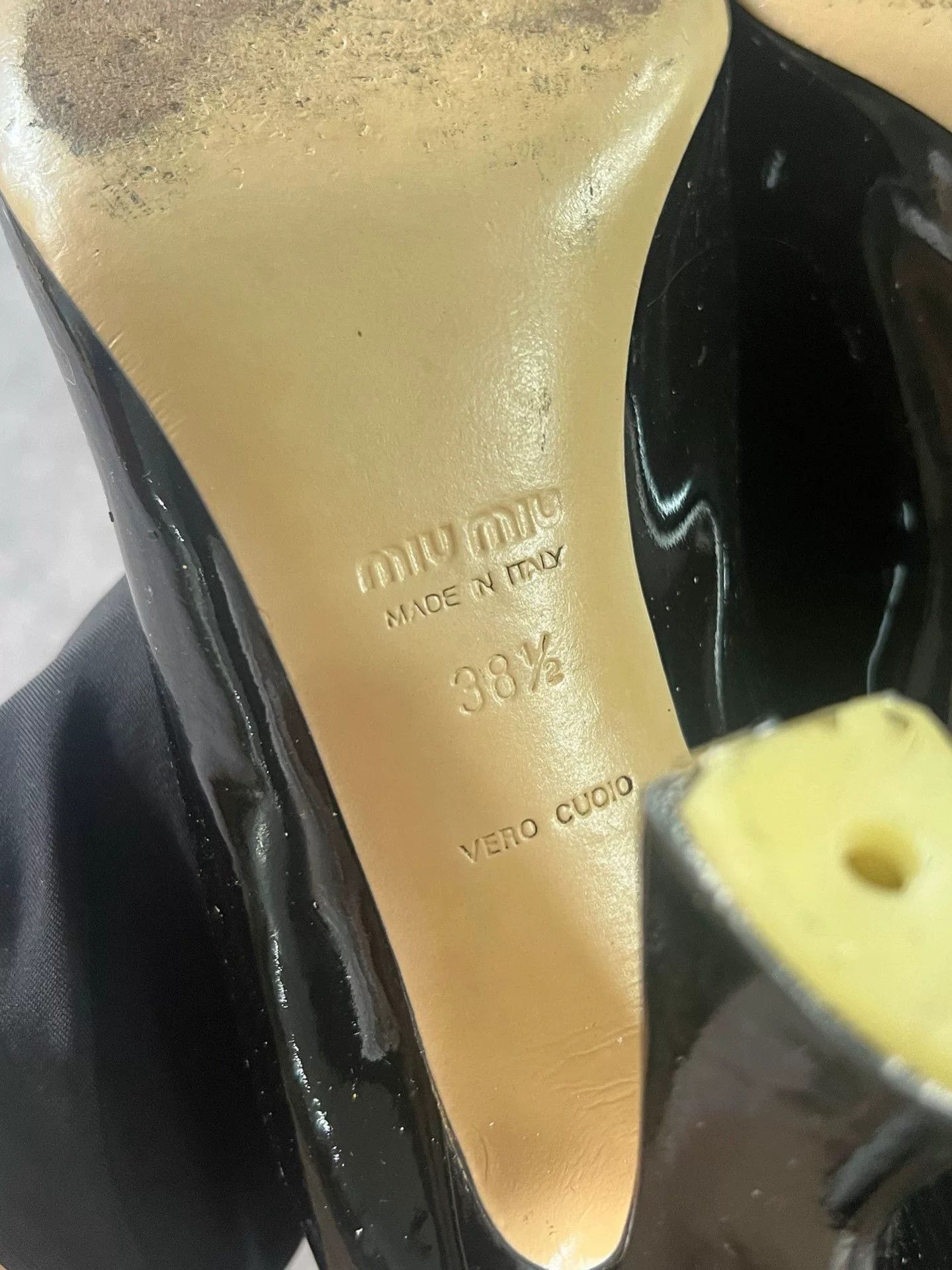 Miu Miu Miu Miu Bow High Heels Size US 7.5 / IT 37.5 - 7 Thumbnail