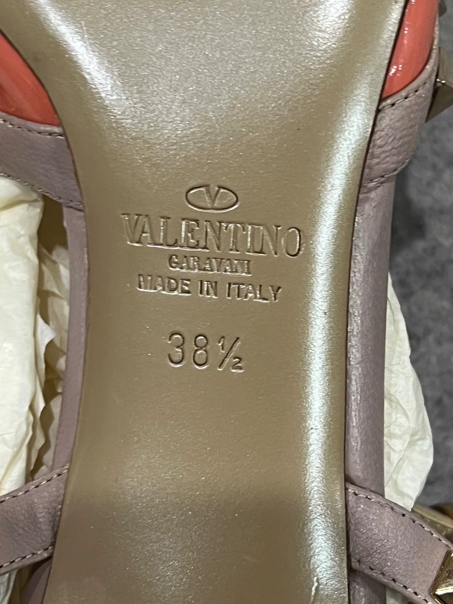 Valentino Valentino Pink Triple-Strap High Heels Size US 7.5 / IT 37.5 - 7 Thumbnail