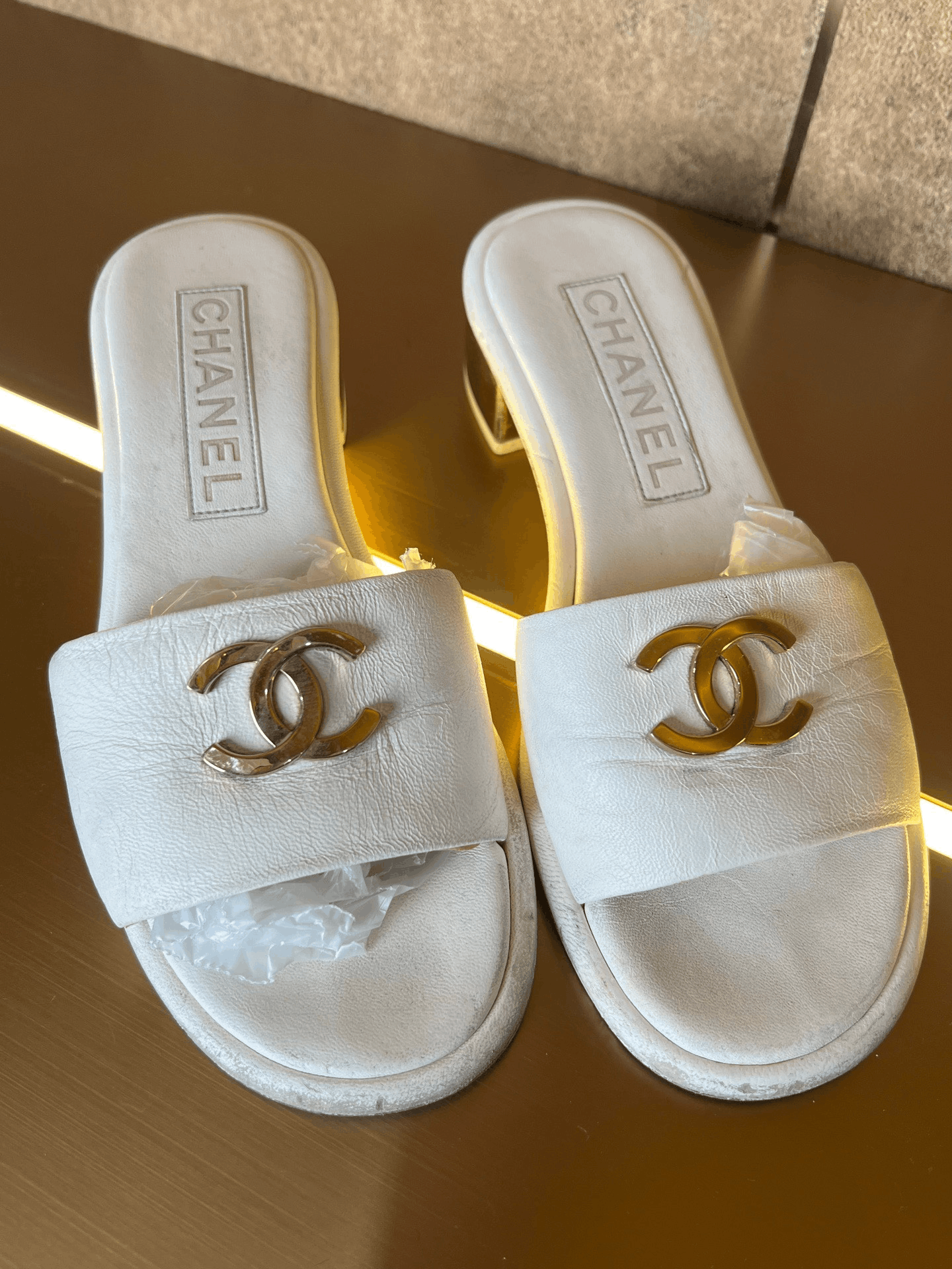Chanel Chanel Double C Logo High-Heel Sandals Size US 6 / IT 36 - 2 Thumbnail