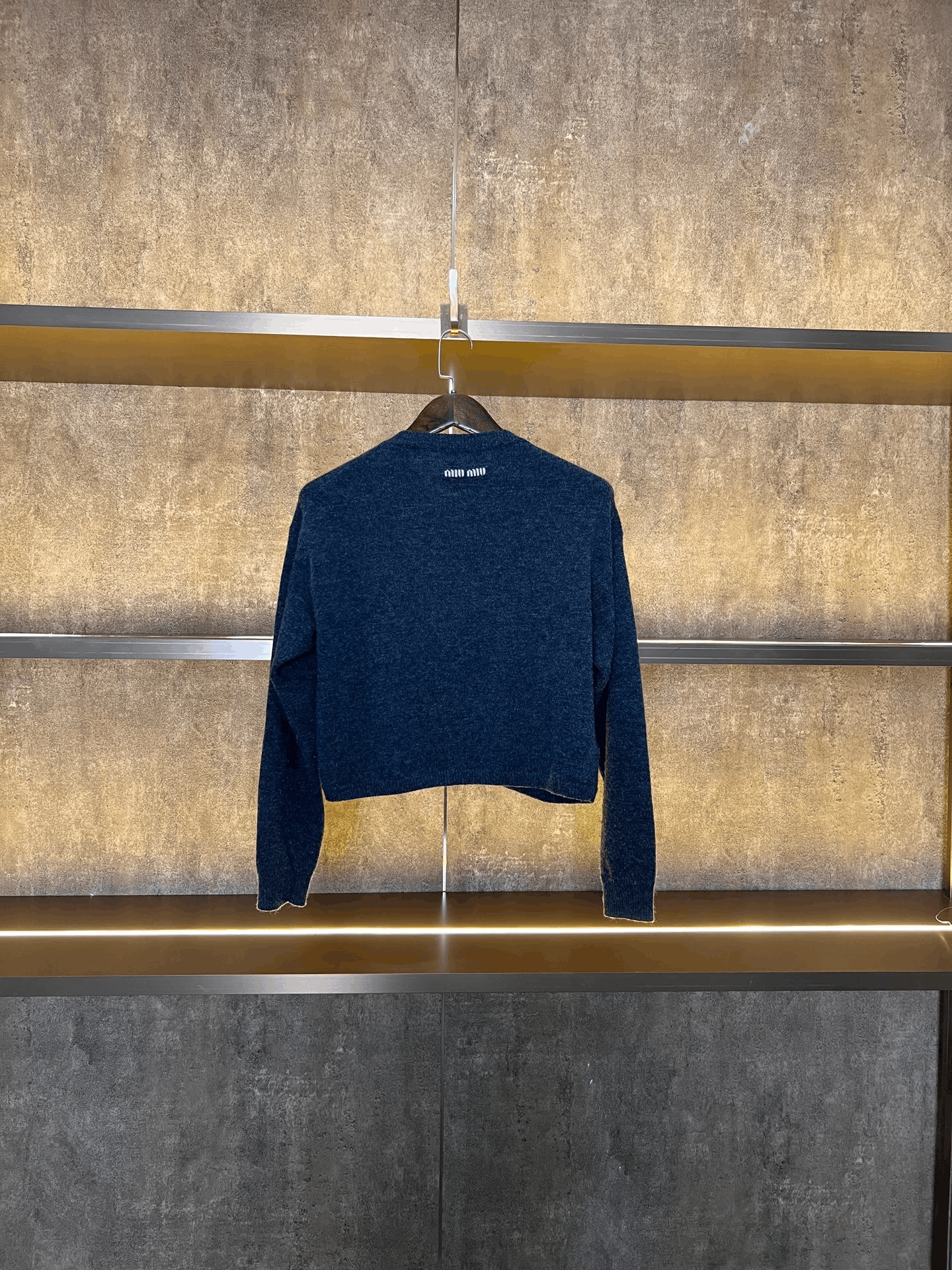 Miu Miu Miumiu Slogan Cashmere Cardigan Size S / US 4 / IT 40 - 2 Thumbnail