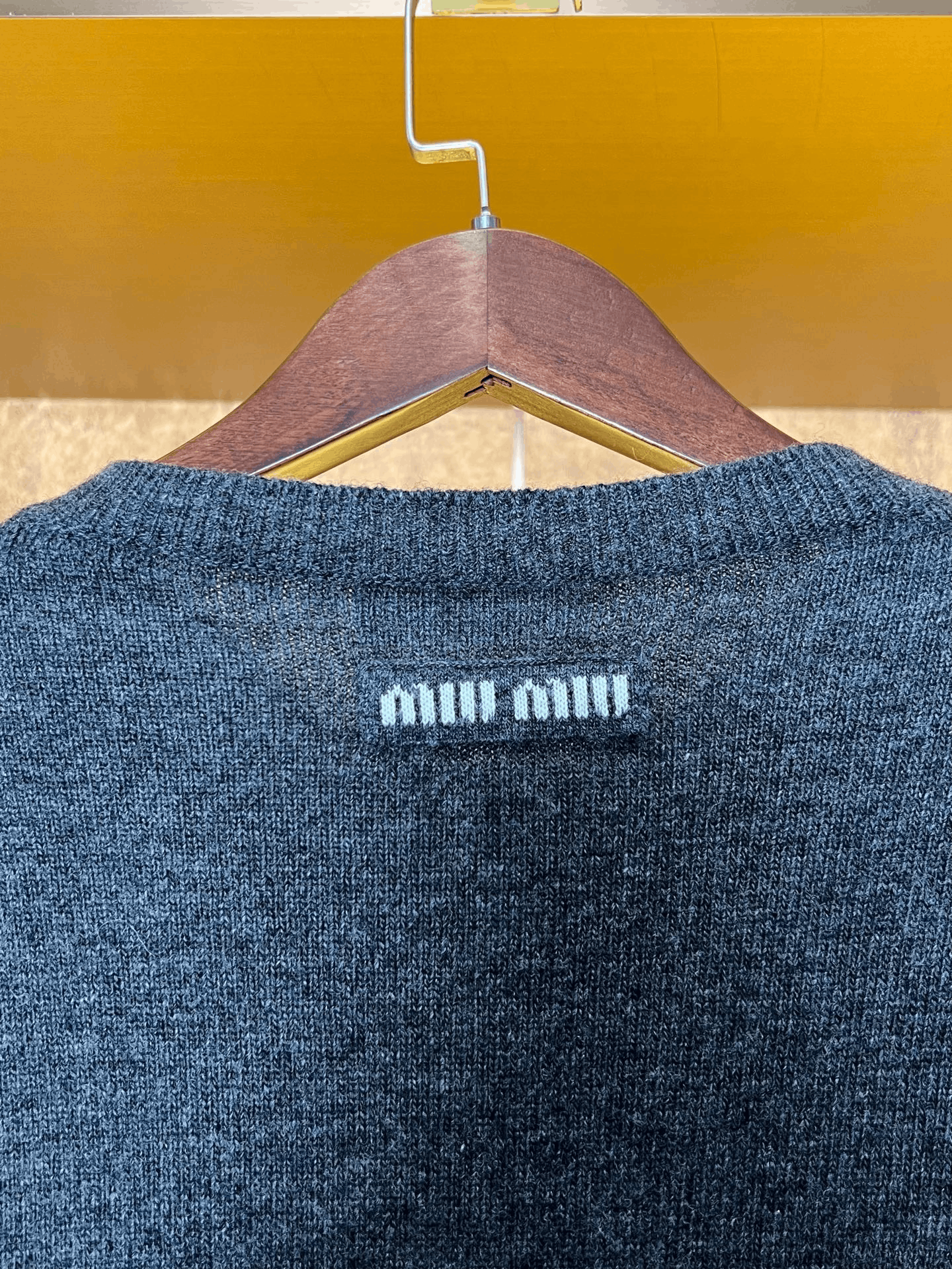 Miu Miu Miumiu Cashmere Slogan Cardigan Size L / US 10 / IT 46 - 3 Thumbnail