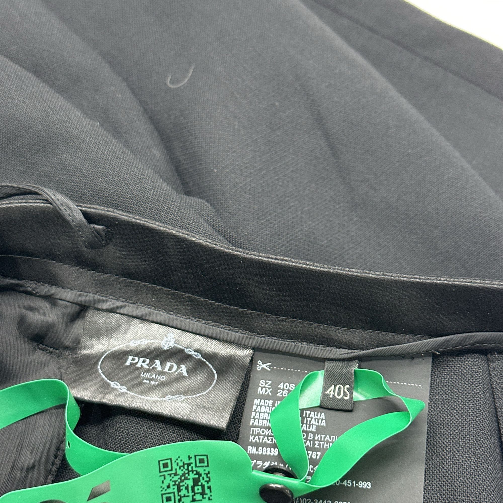 Prada Prada Black Trousers Size IT 40 Size 27" / US 4 / IT 40 - 4 Thumbnail
