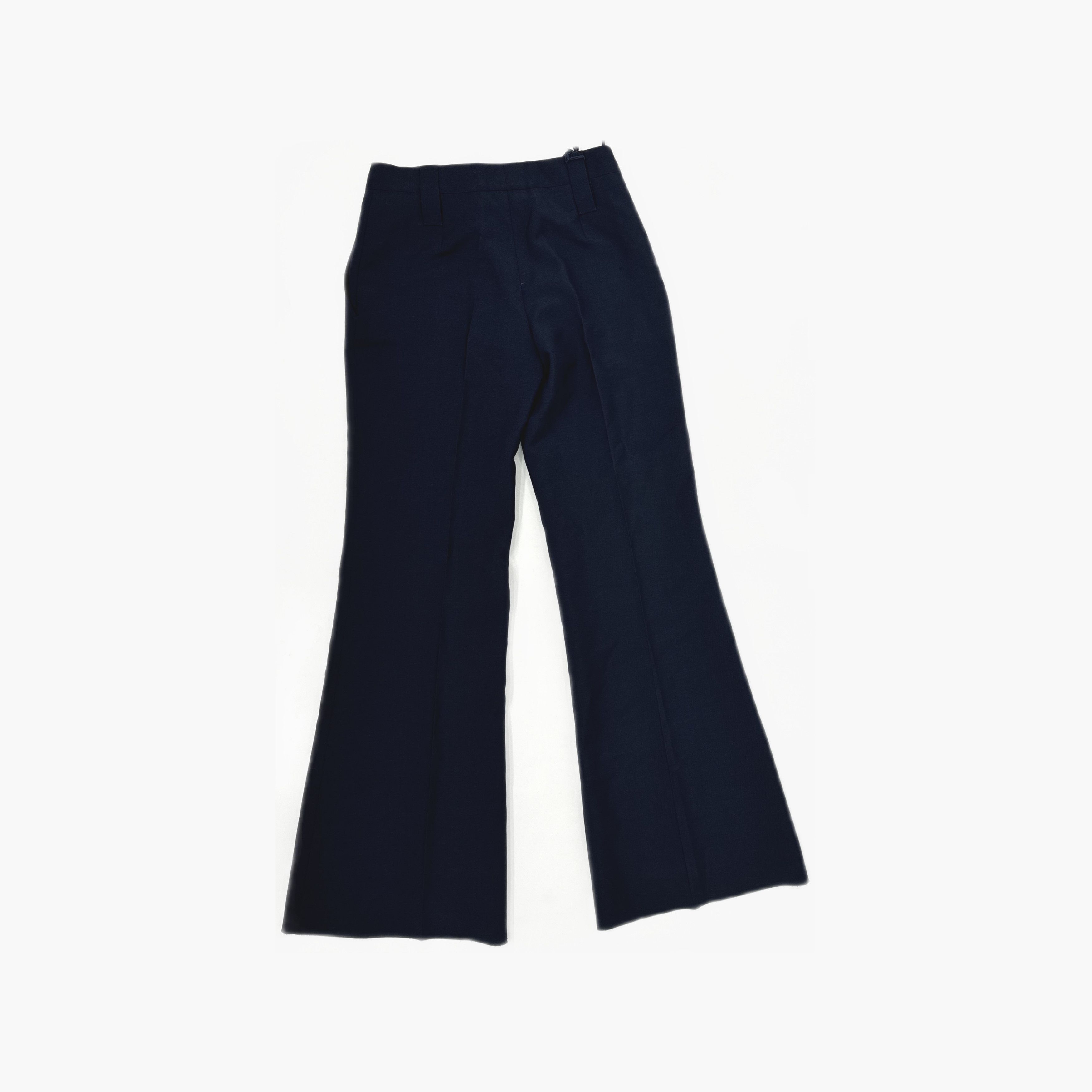 Prada Prada Navy Mohair Pants Size 38 Size 26" / US 2 / IT 38 - 2 Thumbnail