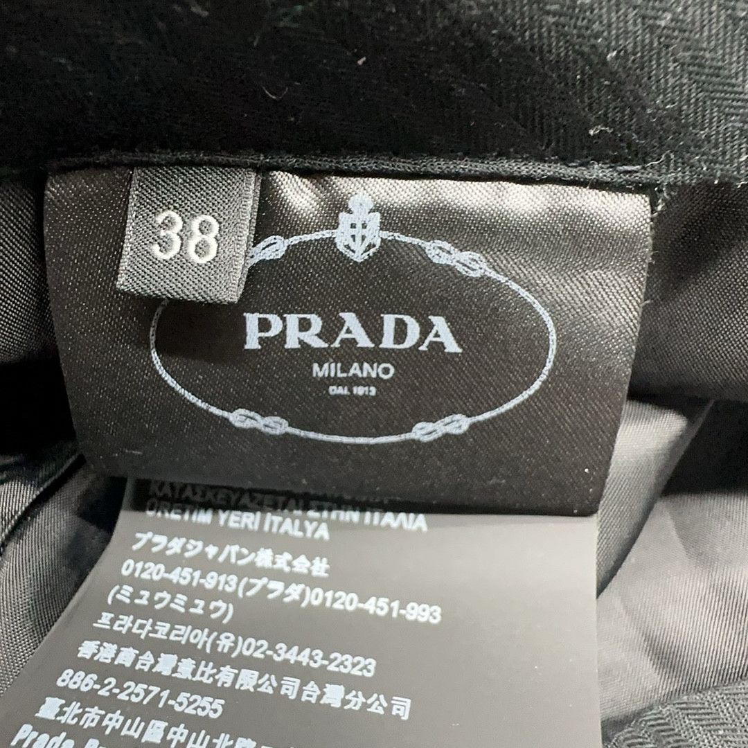 Prada Prada Navy Mohair Pants Size 38 Size 26" / US 2 / IT 38 - 4 Thumbnail