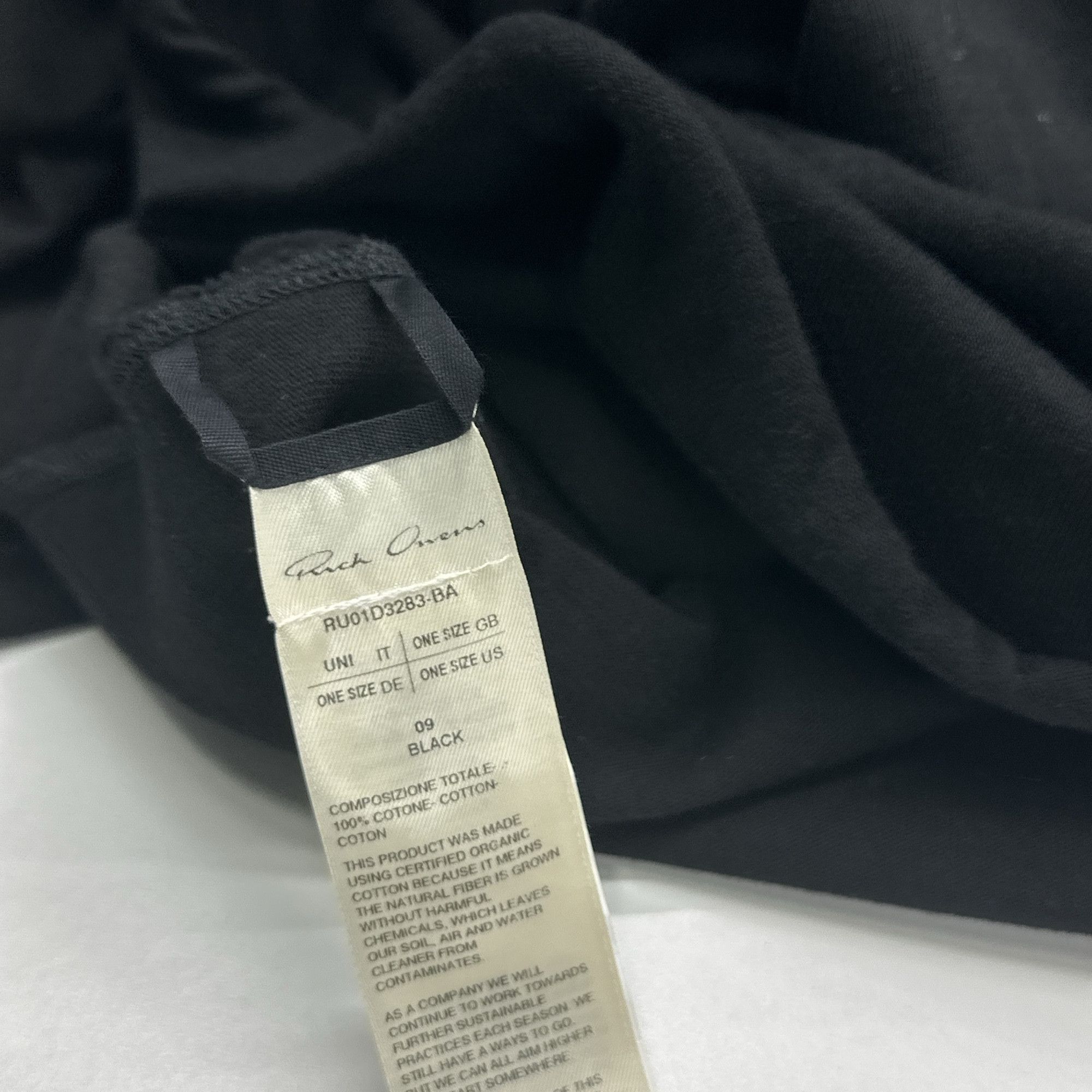 Rick Owens Rick Owens Basic T-Shirt Size UNI Size US M / EU 48-50 / 2 - 4 Thumbnail