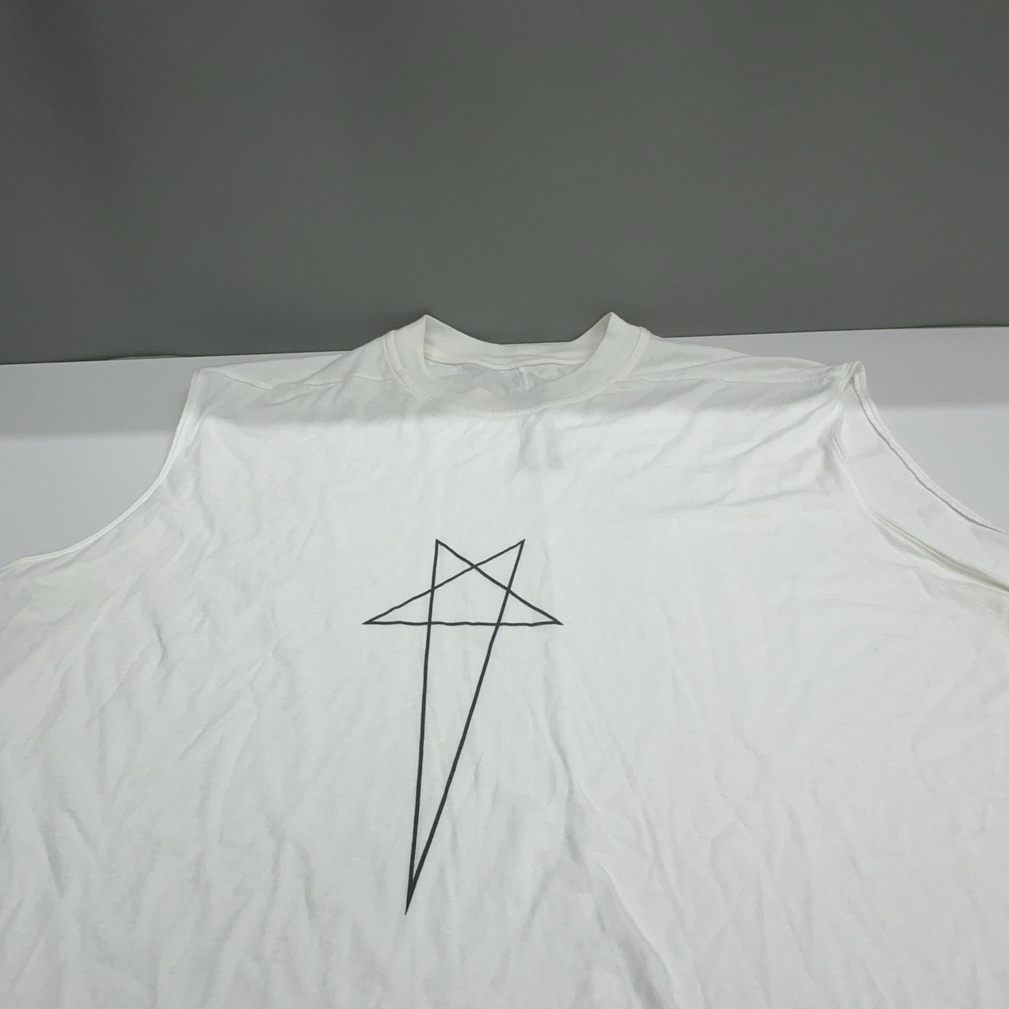 Rick Owens Drkshdw Rick Owens DRKSHDW Star Print Tank Top Size XL Size US XL / EU 56 / 4 - 7 Thumbnail