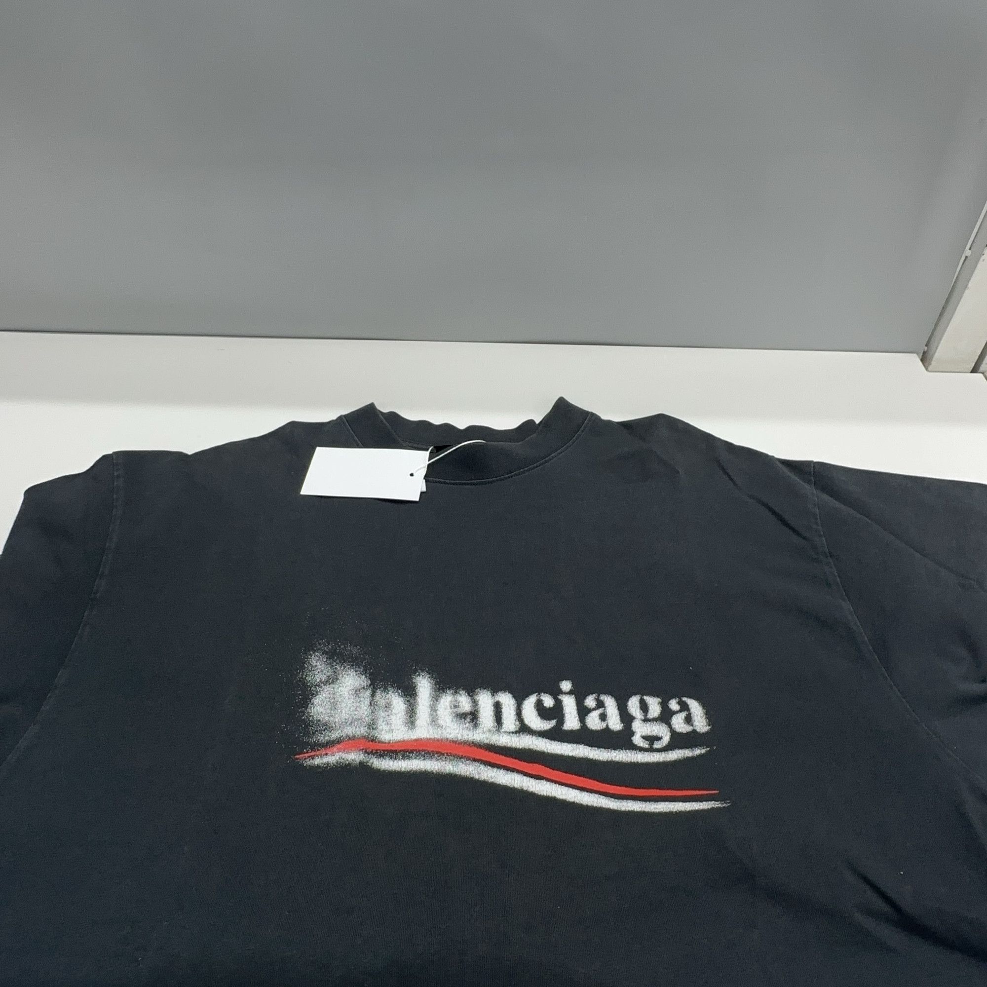 Balenciaga Balenciaga Logo Print Short Sleeve T-Shirt Size S Size US S / EU 44-46 / 1 - 8 Thumbnail
