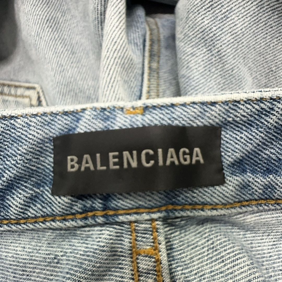 Balenciaga Balenciaga Light Blue Denim Jeans Size 25 Size 25" / US 0 / IT 36 - 3 Thumbnail