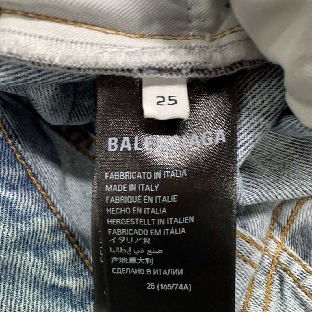 Balenciaga Balenciaga Light Blue Denim Jeans Size 25 Size 25" / US 0 / IT 36 - 5 Thumbnail