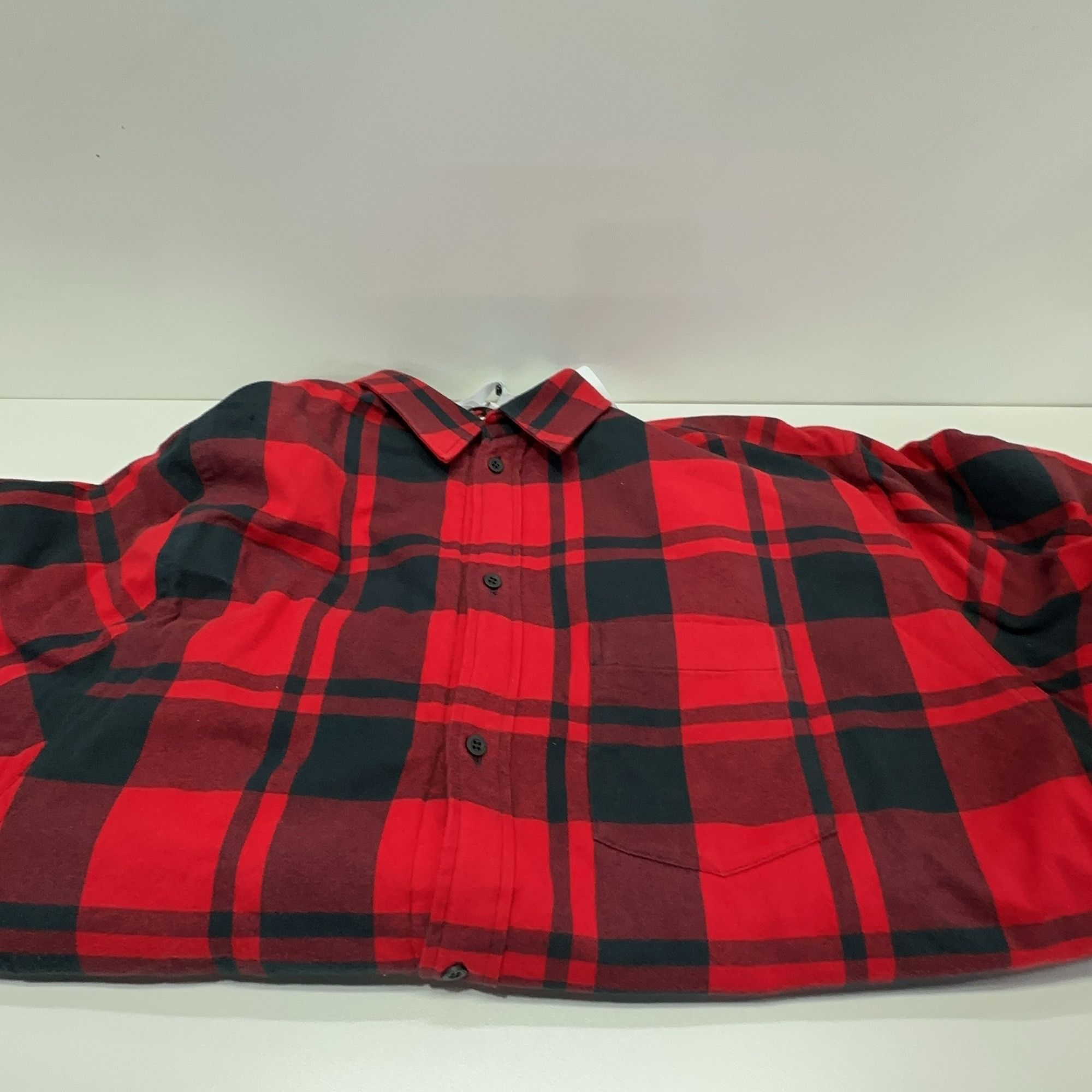 Balenciaga Balenciaga Red Plaid Button Up Shirt XS Size XS / US 0-2 / IT 36-38 - 7 Thumbnail