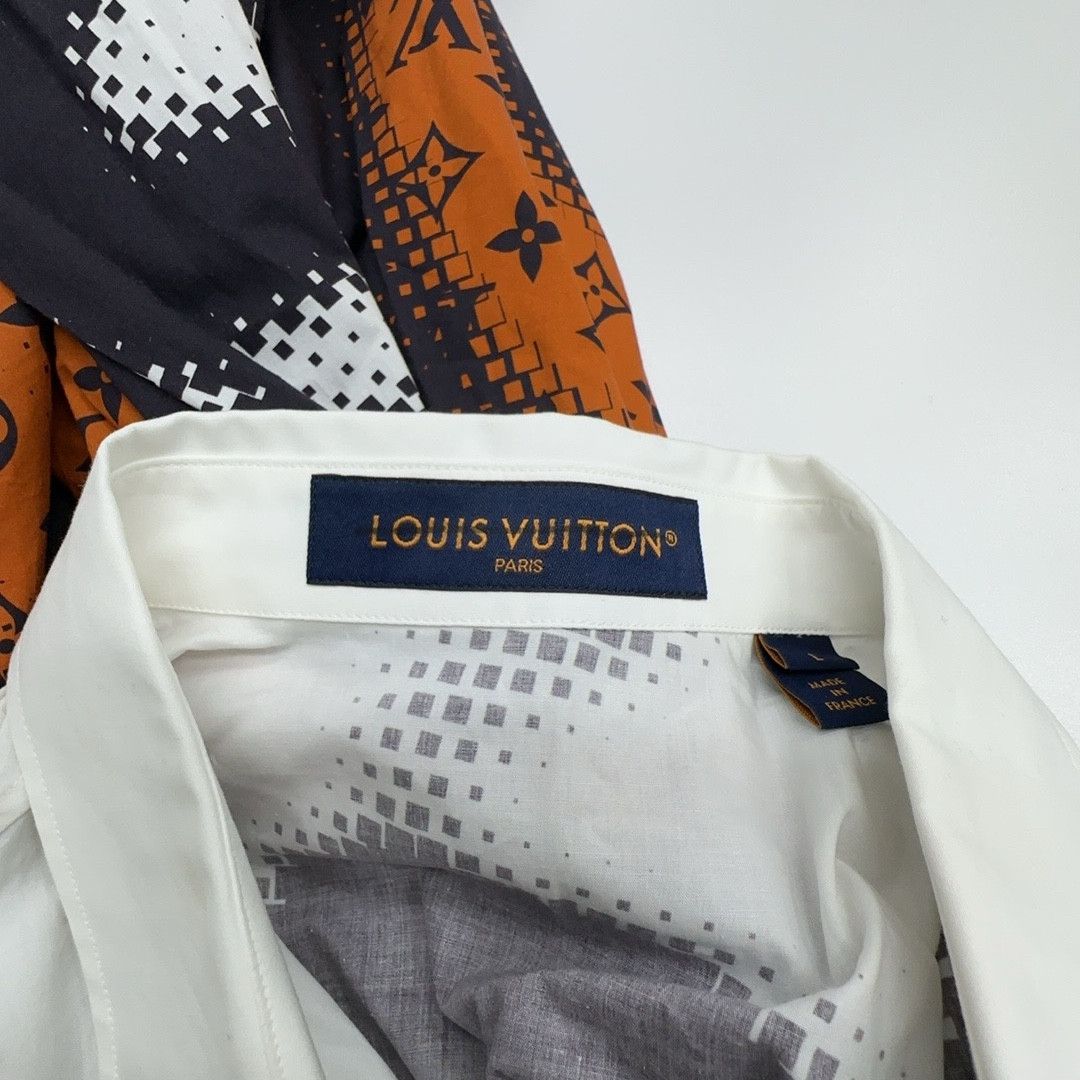 Louis Vuitton Louis Vuitton Monogram Pixel Long Sleeve Shirt L Size US L / EU 52-54 / 3 - 3 Thumbnail