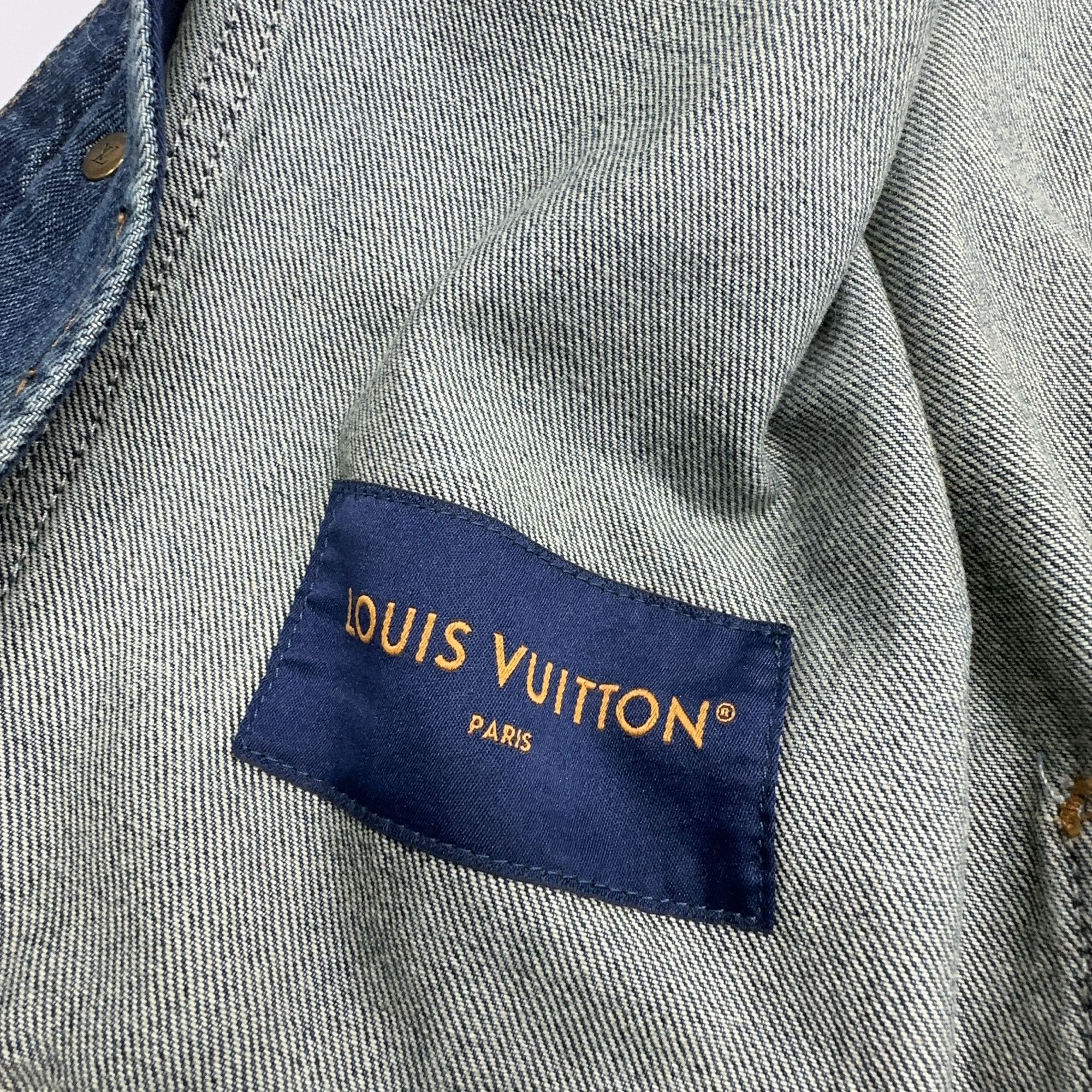 Louis Vuitton Louis Vuitton Monogram Denim Jacket Size L Size US L / EU 52-54 / 3 - 5 Thumbnail